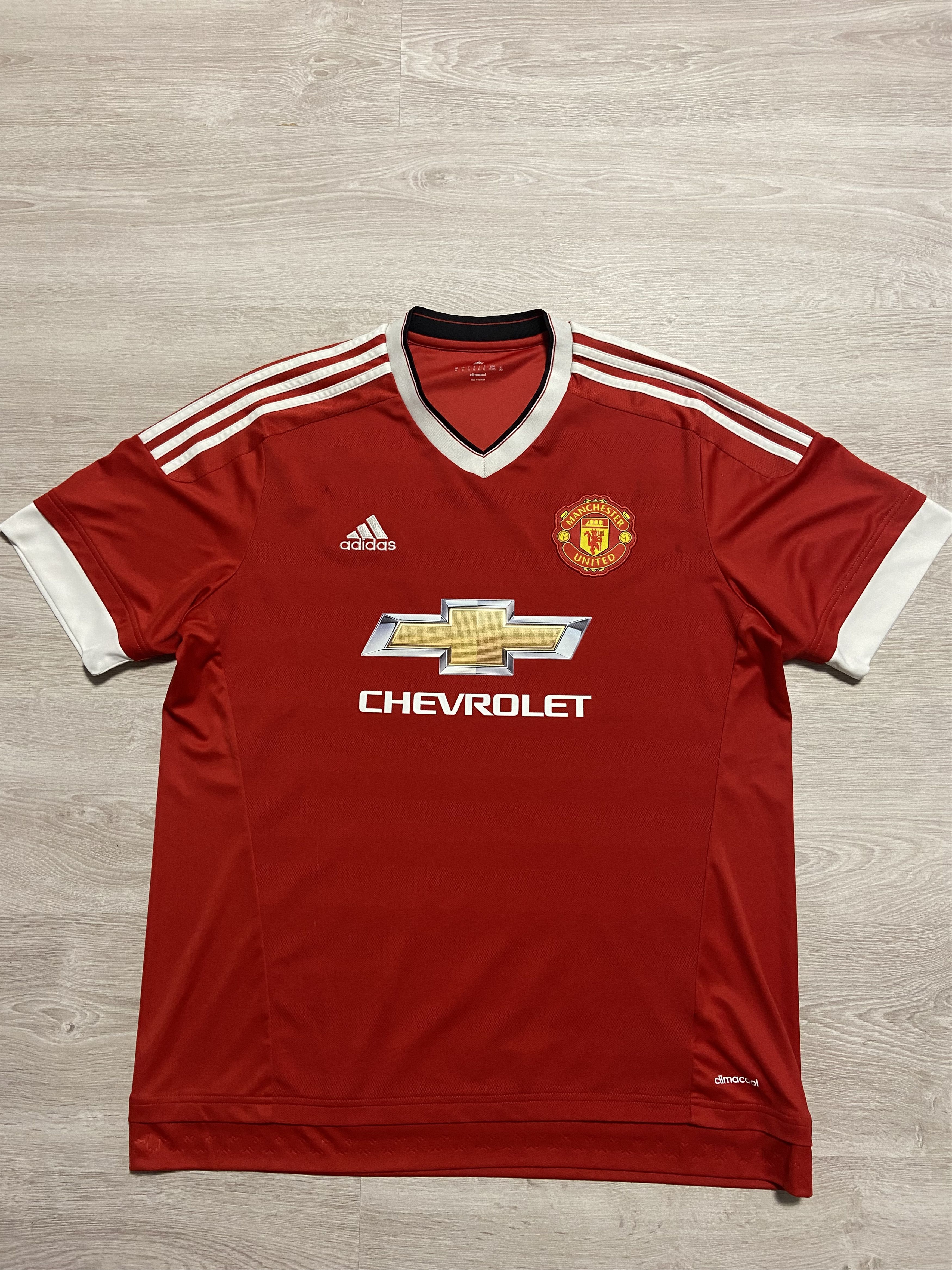 Adidas Chevrolet Manchester United | Grailed