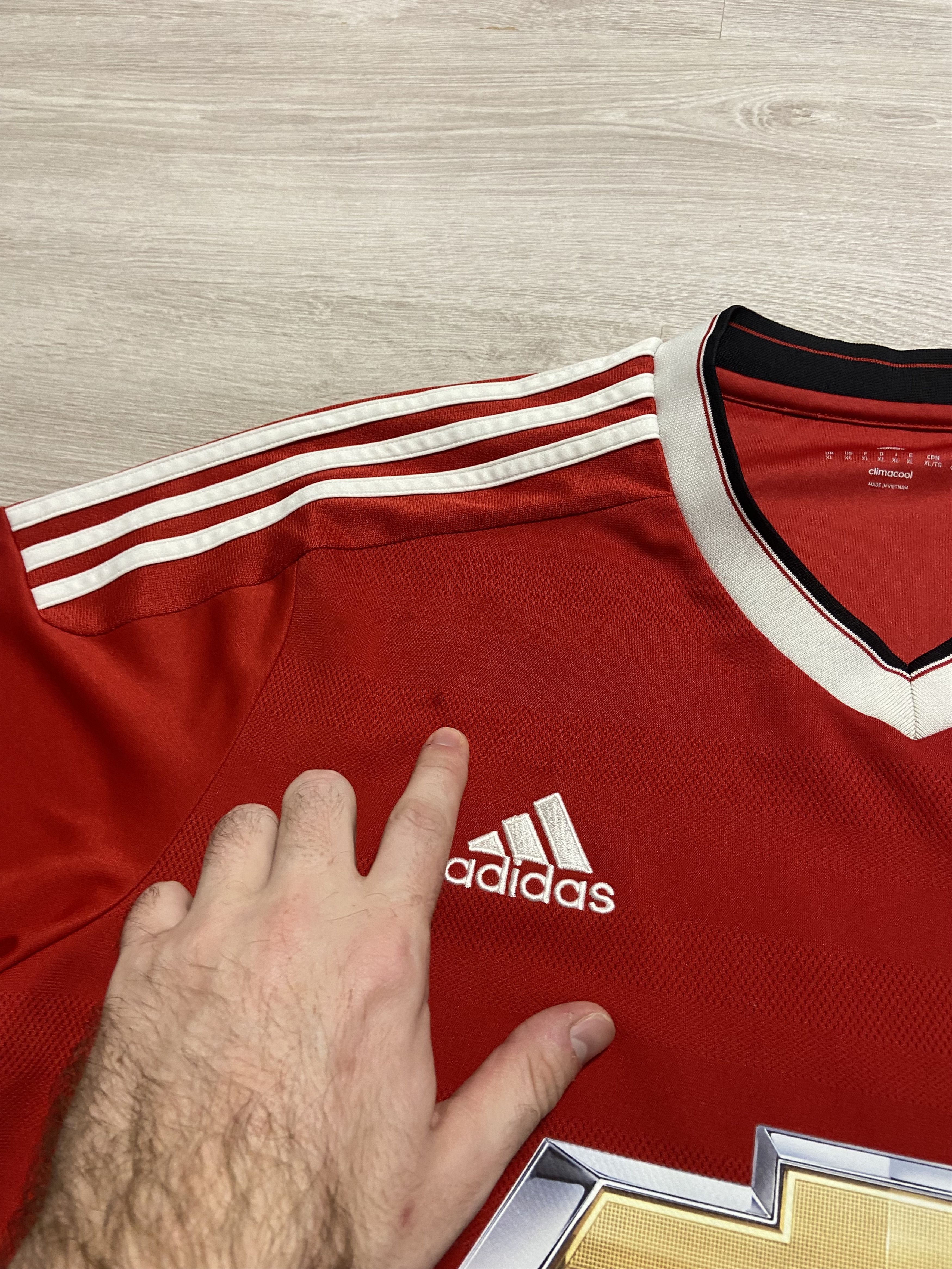 Adidas Adidas Jerse Manchester United 2015 away Chevrolet Size US L / EU 52-54 / 3 - 3 Thumbnail