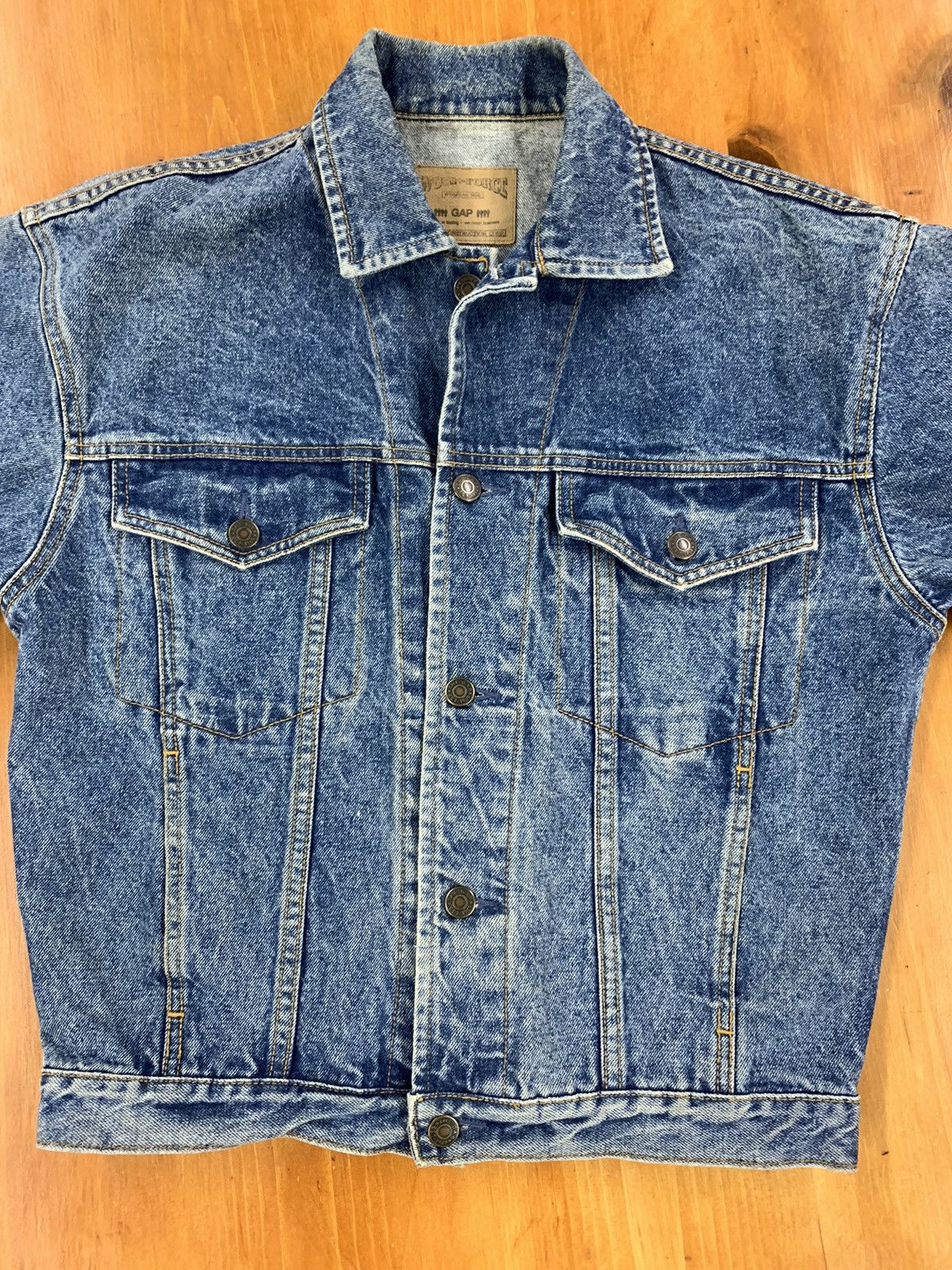 Other Vintage GAP Stone Wash Jean Jacket Size US S / EU 44-46 / 1 - 2 Thumbnail