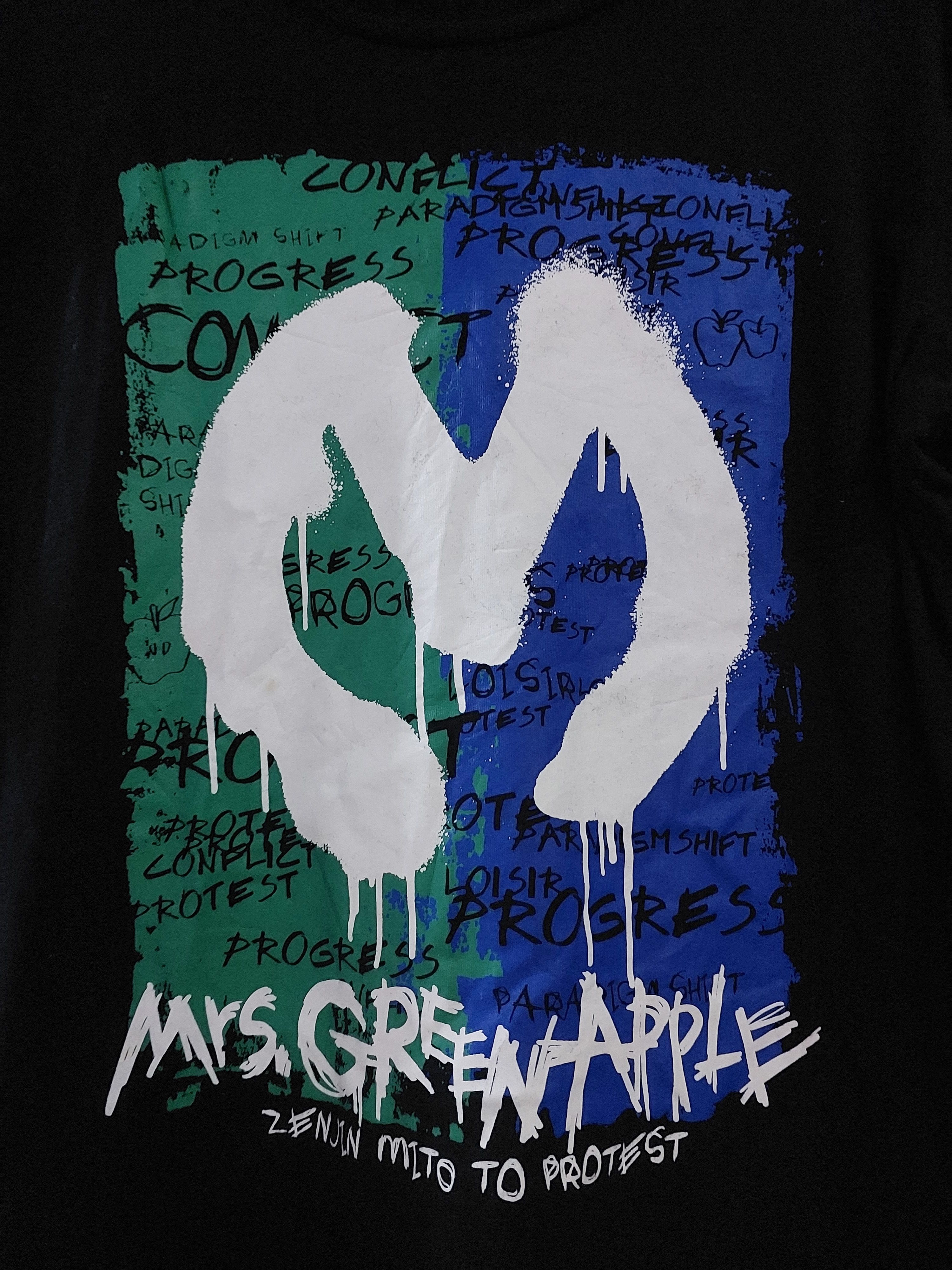 Anime × Band Tees MRS. GREEN APPLE JAPAN BAND ANIME FIRE FORCE SONG T-SHIRT Size US XL / EU 56 / 4 - 7 Thumbnail