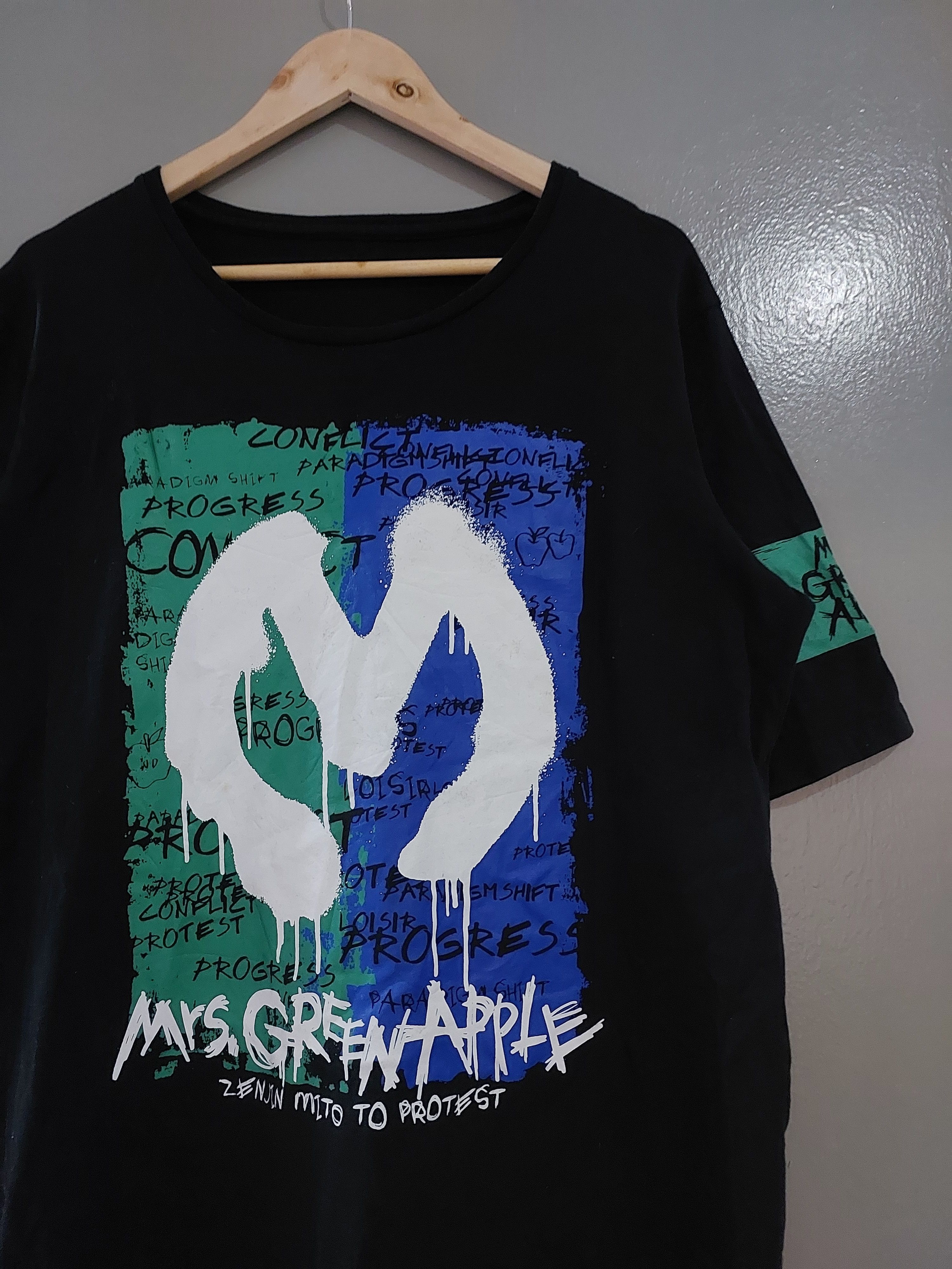 Anime × Band Tees MRS. GREEN APPLE JAPAN BAND ANIME FIRE FORCE SONG T-SHIRT Size US XL / EU 56 / 4 - 10 Thumbnail