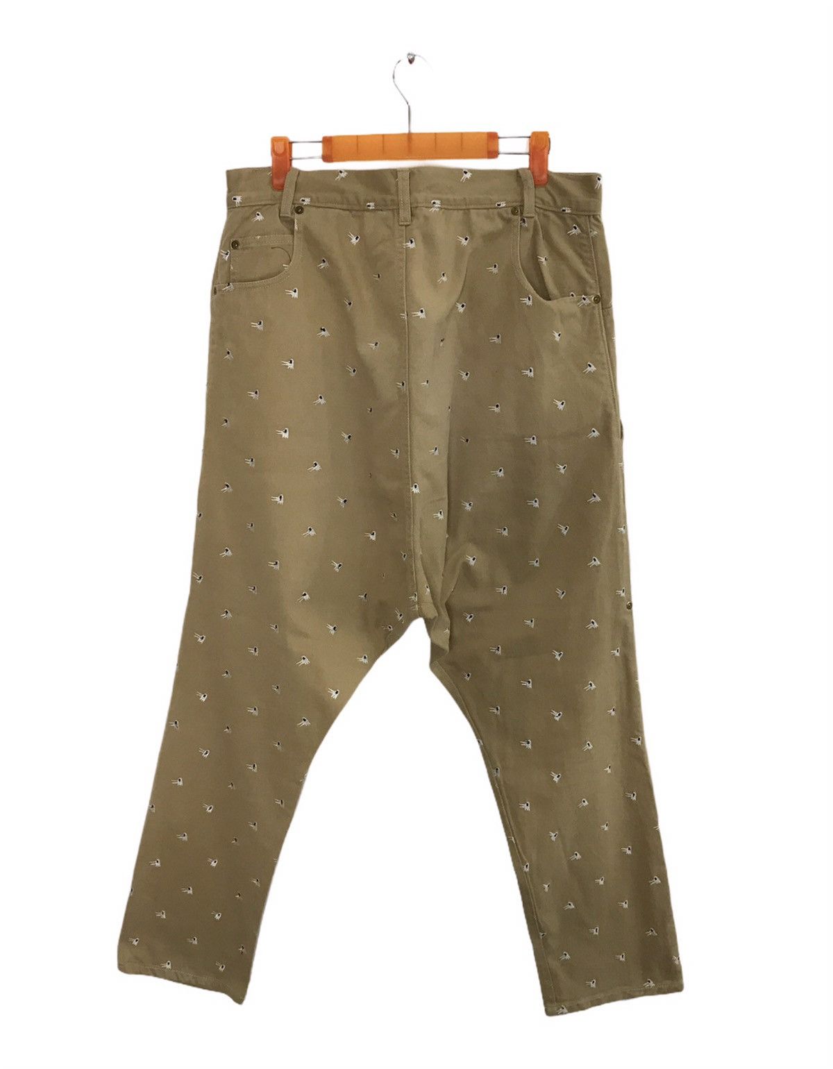 Japanese Brand Issey Miyake Mercibeaucoup Baggy Denim High Bush Pant Size US 33 - 2 Thumbnail