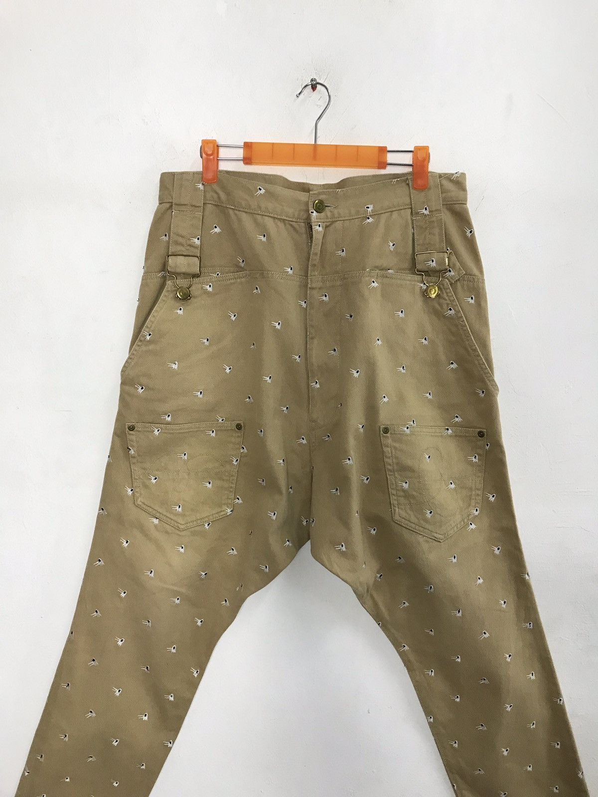 Japanese Brand Issey Miyake Mercibeaucoup Baggy Denim High Bush Pant Size US 33 - 3 Thumbnail