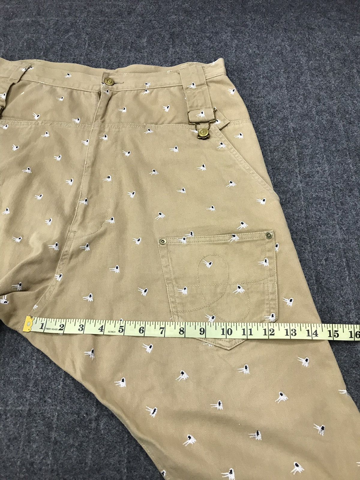 Japanese Brand Issey Miyake Mercibeaucoup Baggy Denim High Bush Pant Size US 33 - 16 Thumbnail