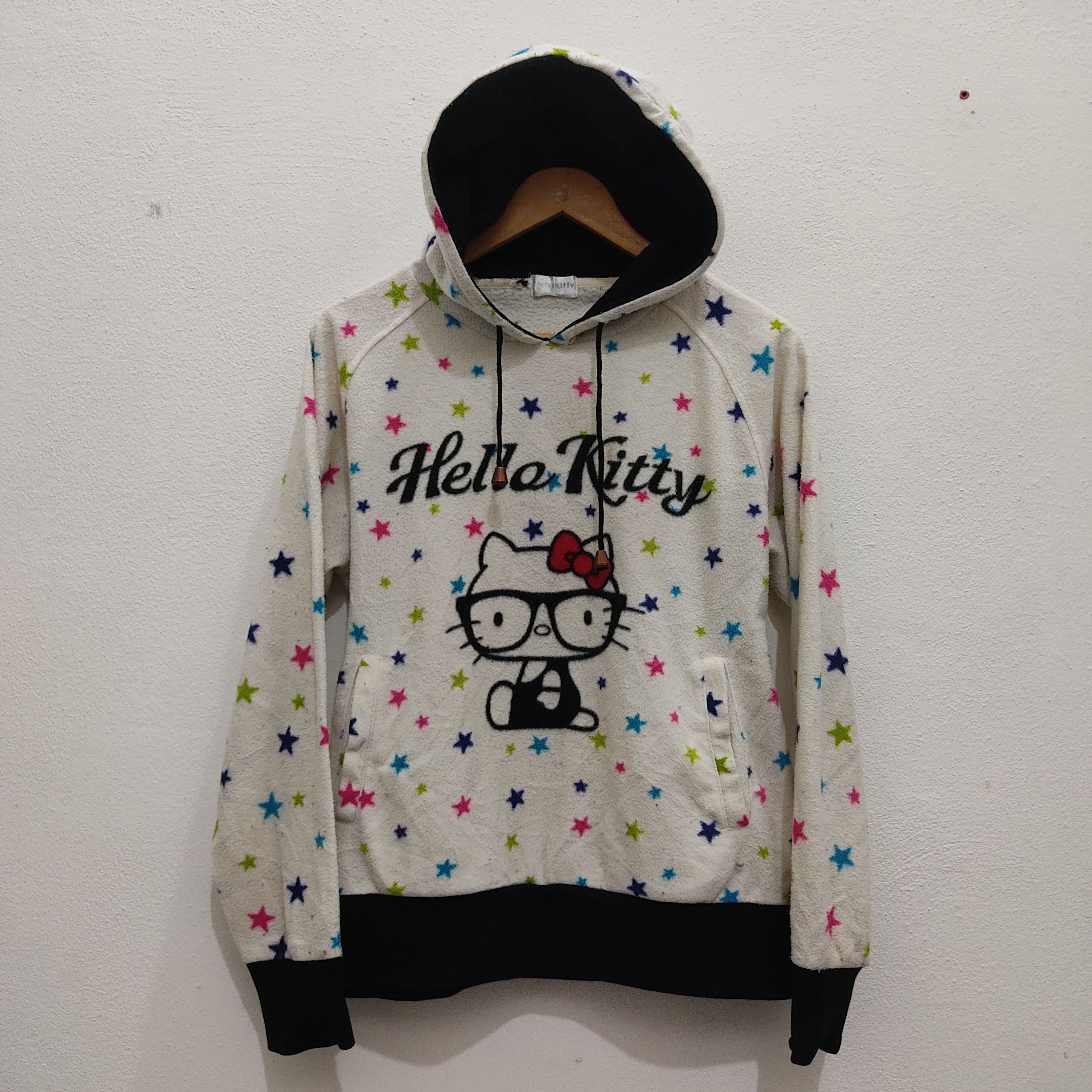 Cartoon Network Hello Kitty Big Logo Cartoon Anime Manga Japan White Hoodie Size US M / EU 48-50 / 2 - 1 Thumbnail