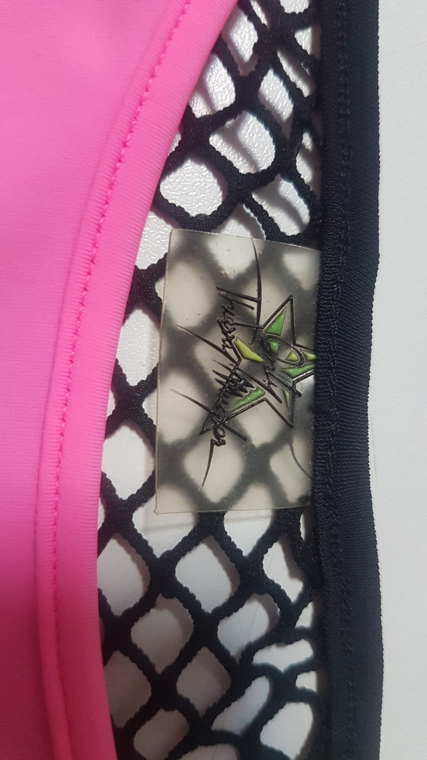Thierry Mugler Double front layer -black and pink. Mesh on the back. Size S / US 4 / IT 40 - 4 Thumbnail