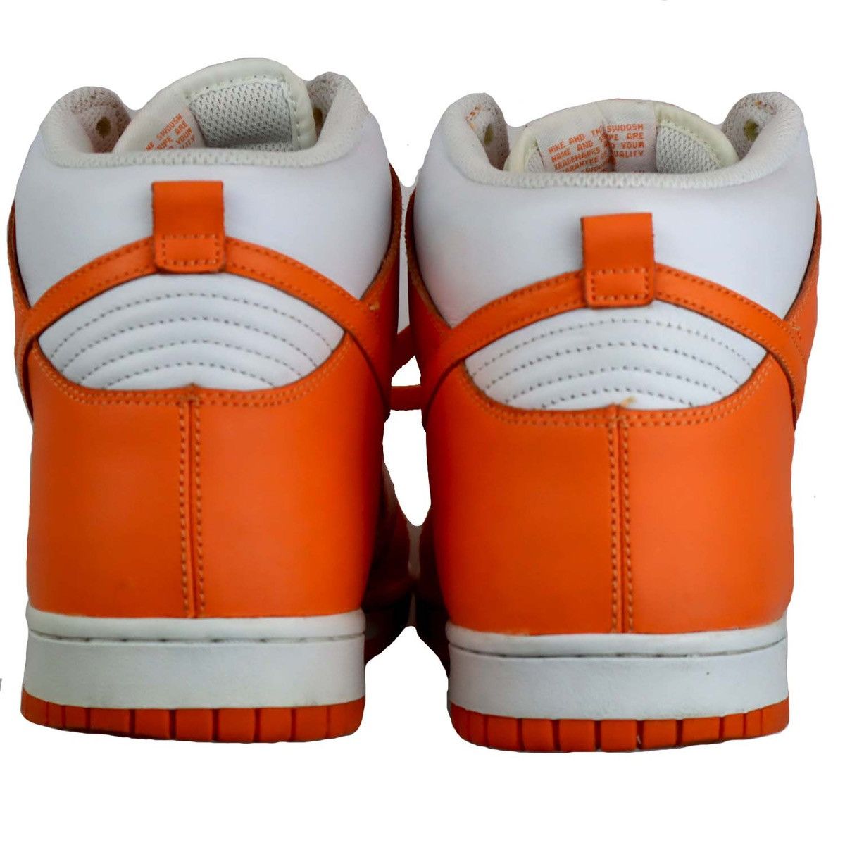 Nike 2010 Nike Dunk High Ostrich Pack - Mandarin Orange Size US 11 / EU 44 - 4 Thumbnail