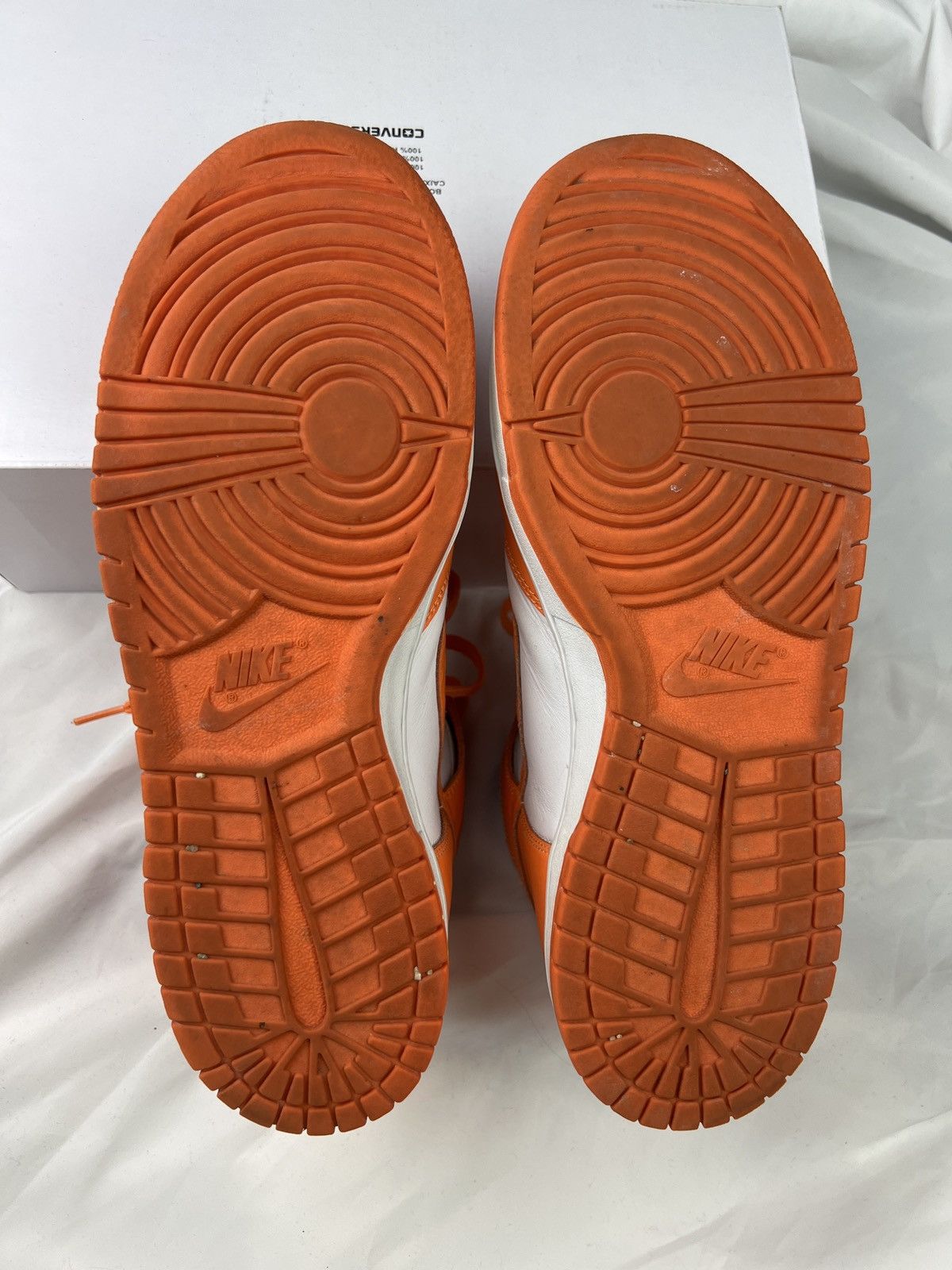 Nike 2010 Nike Dunk High Ostrich Pack - Mandarin Orange Size US 11 / EU 44 - 6 Thumbnail