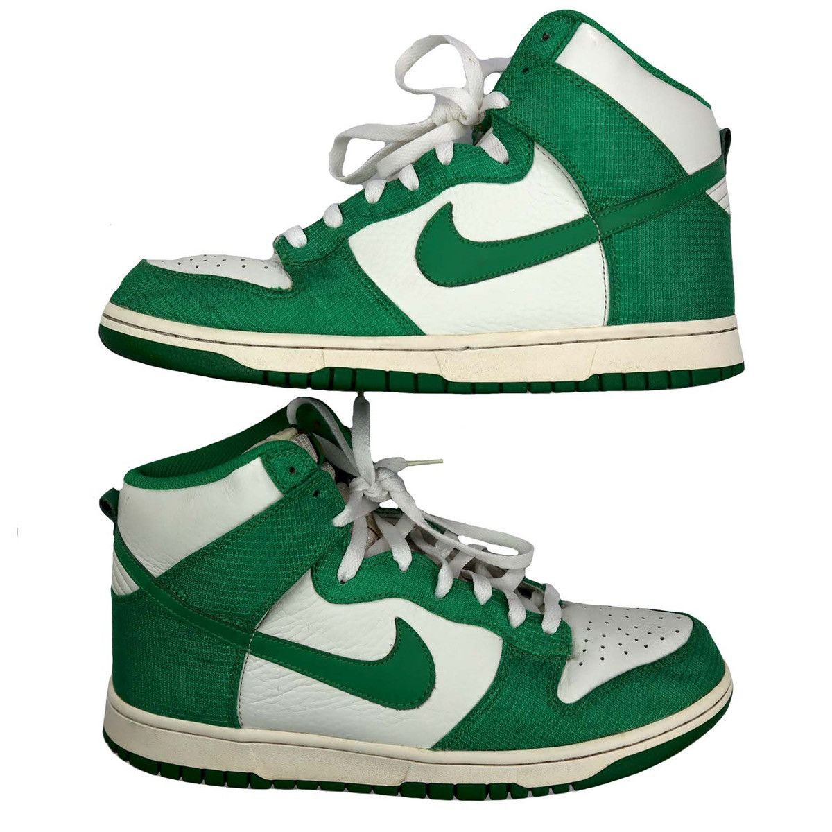 image of 2009 Nike Dunk High - Lucky Green Shoes, Men's (Size 10.5)