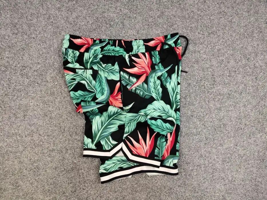 Vintage Vintage 90's Flowers Art Casual trendy Shorts Hawaiian Style Size US 36 / EU 52 - 4 Thumbnail