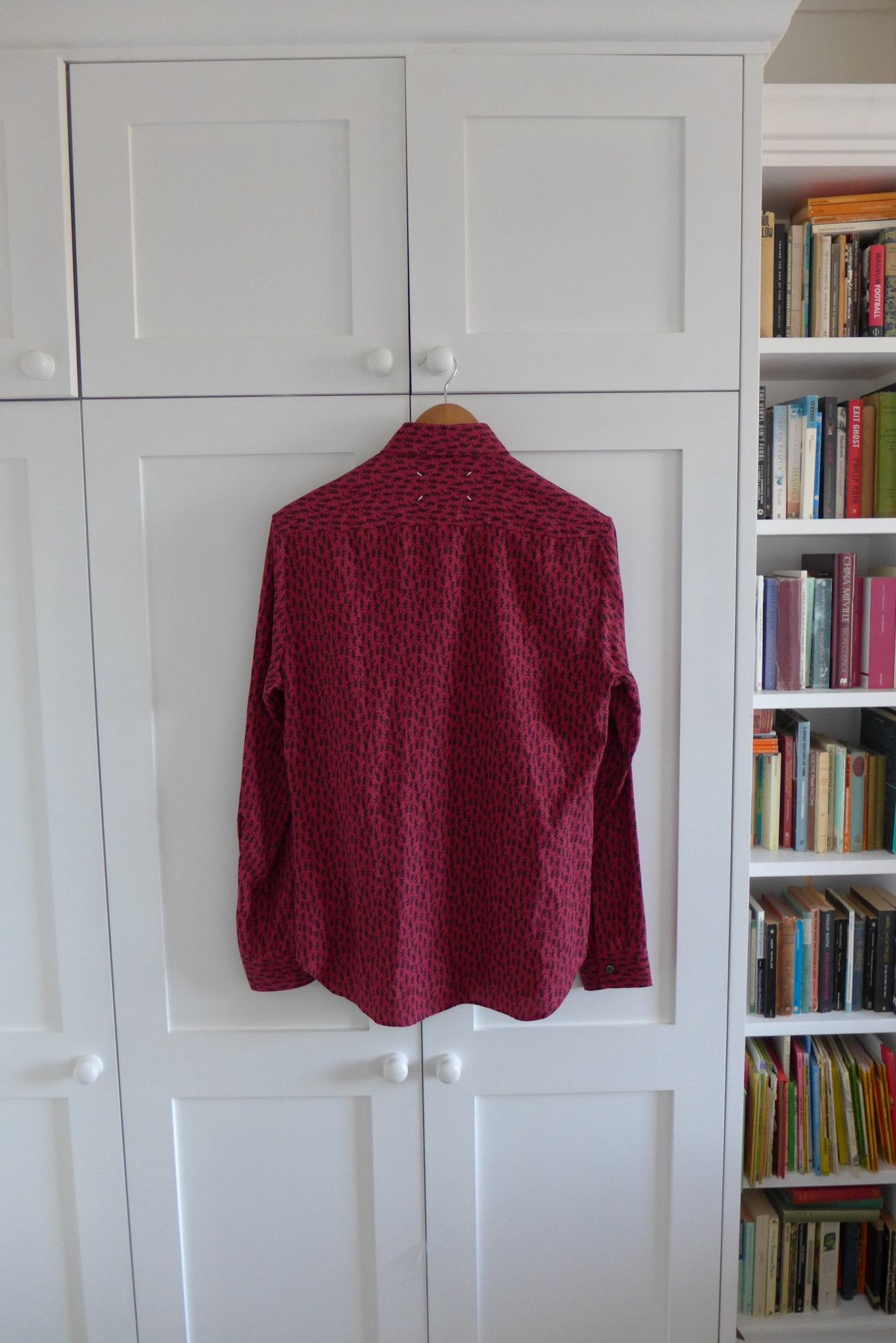 Maison Margiela Margiela SS16 Red Figure Print Shirt Size US M / EU 48-50 / 2 - 3 Thumbnail