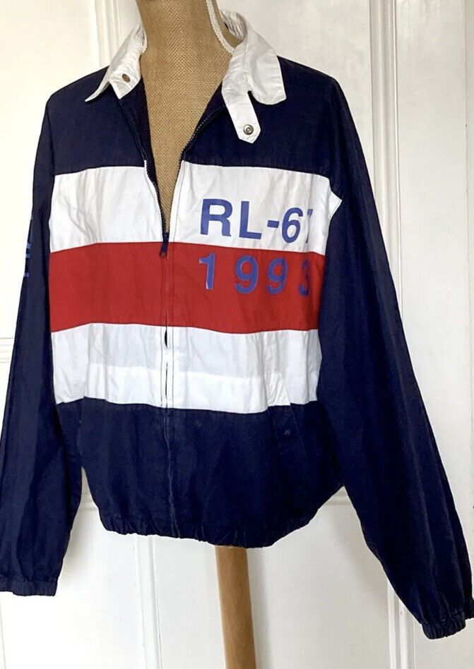 Polo Ralph Lauren Vintage Polo Ralph Lauren RL-67 1993 Windbreaker Jacket Med Size US M / EU 48-50 / 2 - 14 Thumbnail