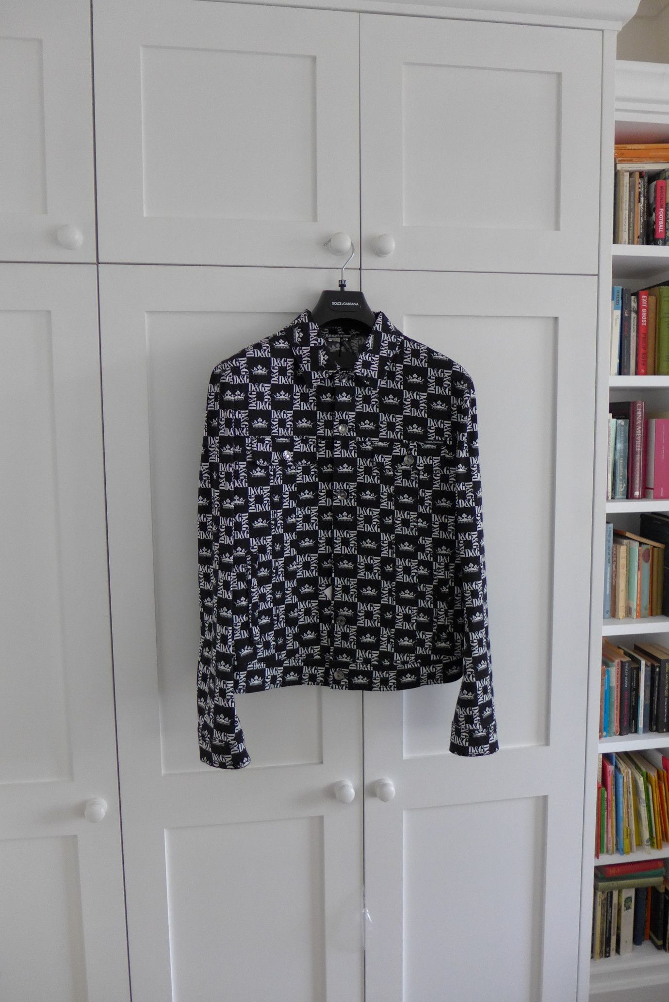 Dolce & Gabbana n/a Dolce & Gabbana Crown Logo Denim Jacket Size US M / EU 48-50 / 2 - 6 Thumbnail