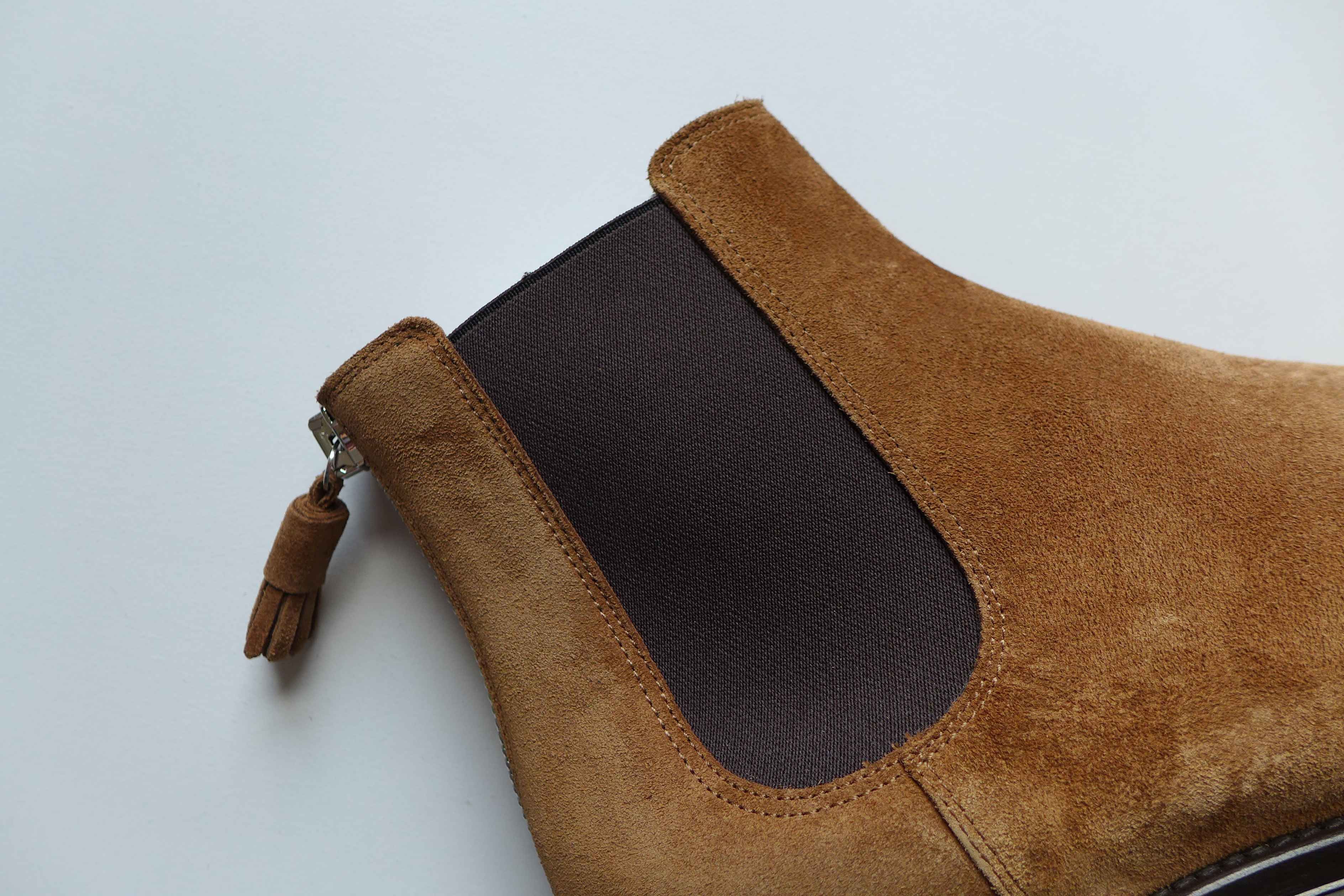Givenchy Givenchy Rider Chelsea Zip Boots -- Camel Suede Size US 11 / EU 44 - 10 Thumbnail