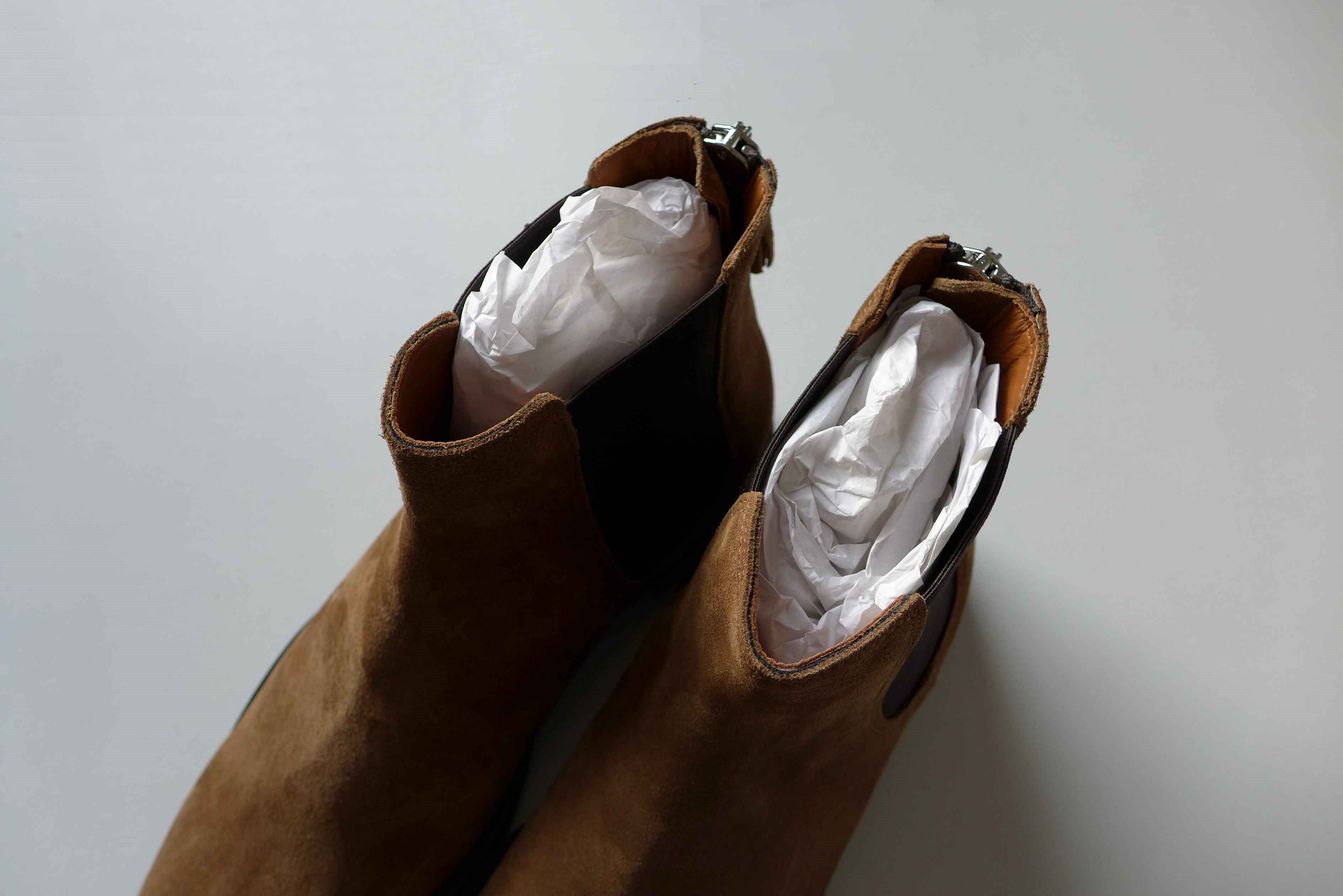 Givenchy Givenchy Rider Chelsea Zip Boots -- Camel Suede Size US 11 / EU 44 - 5 Thumbnail