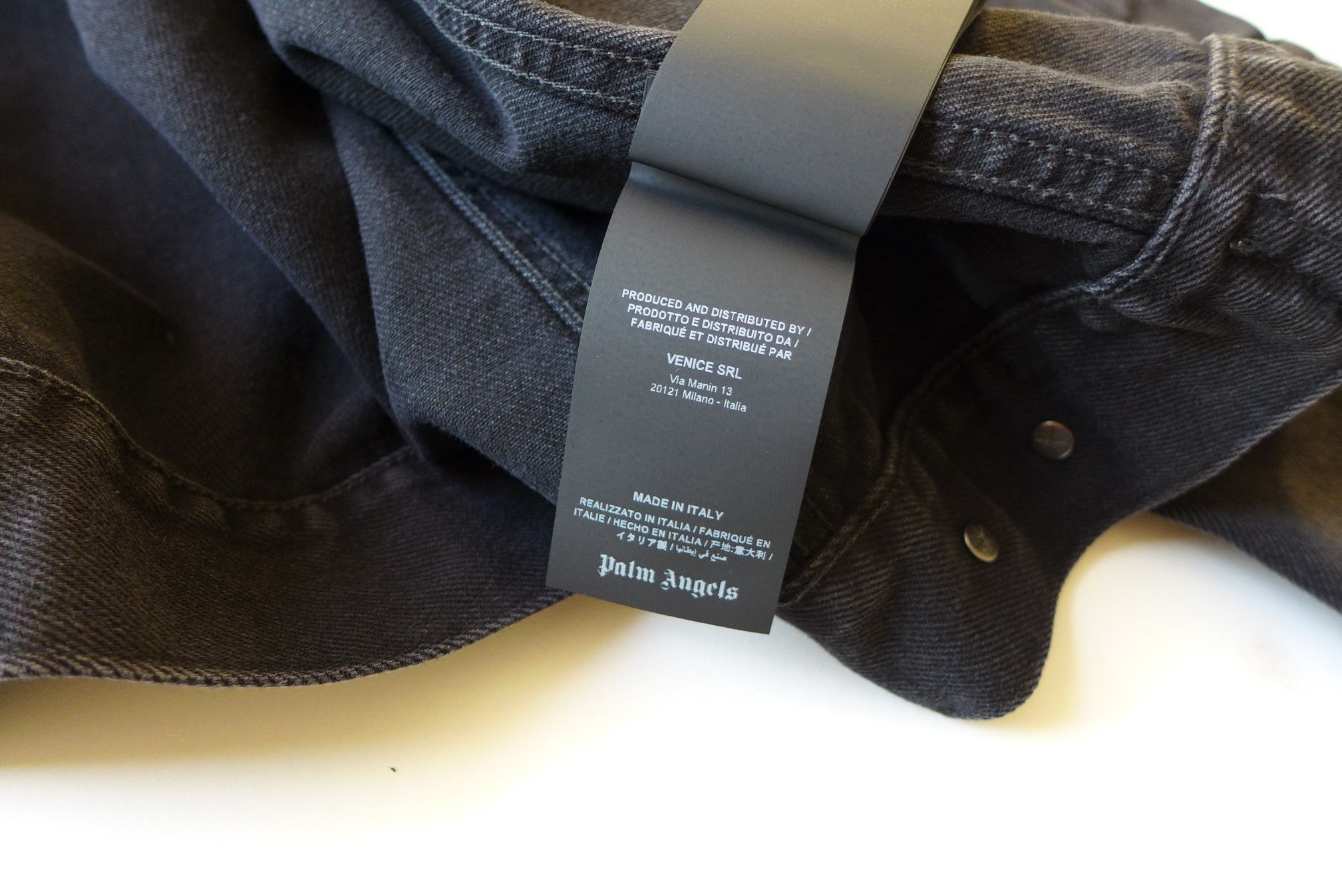 Palm Angels Palm Angels Pin My Heart Jacket - Black Denim Size US L / EU 52-54 / 3 - 12 Thumbnail