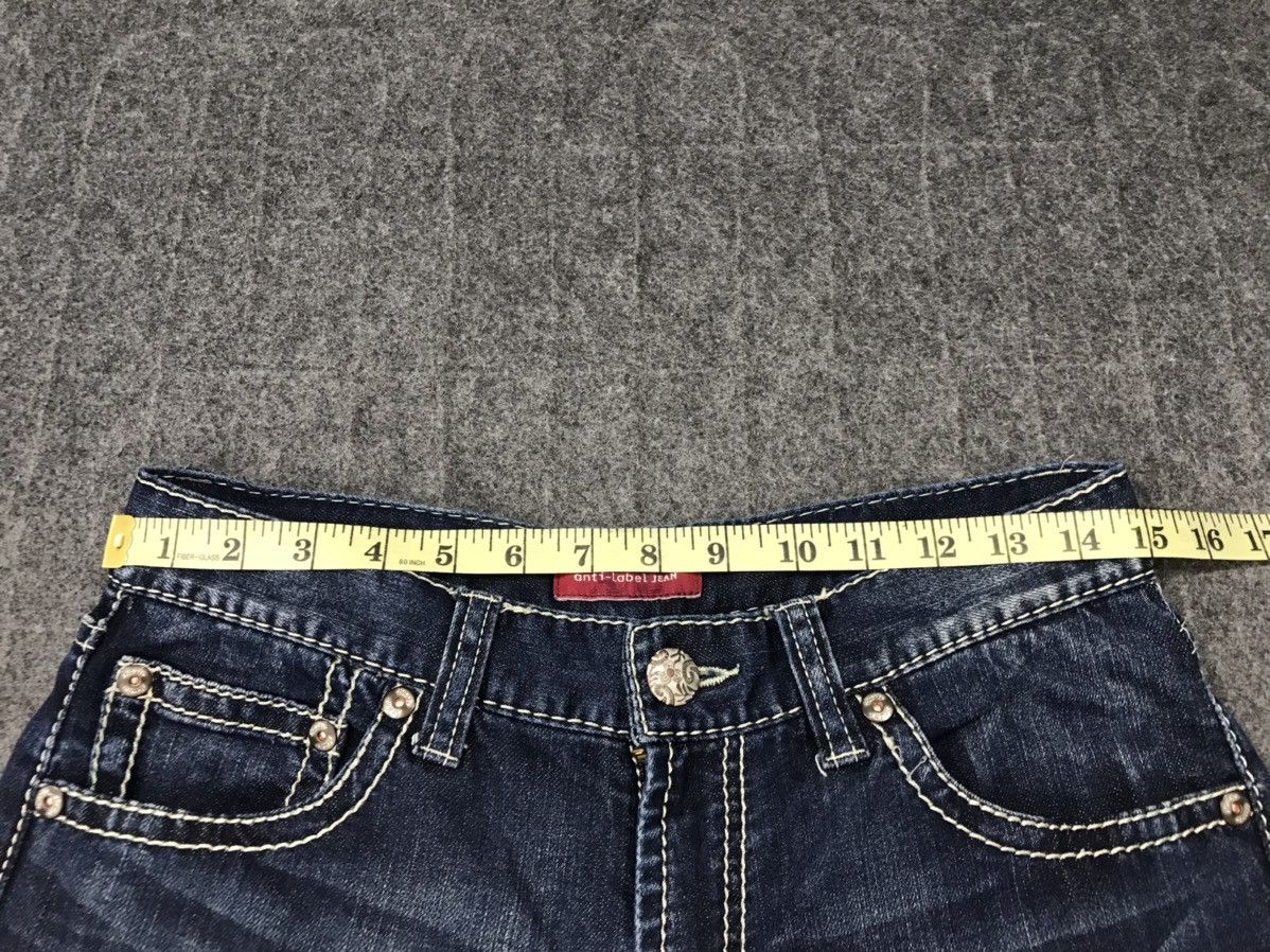 Japanese Brand × Vintage Vintage Anti Label Jeans Indigo design Size US 30 / EU 46 - 18 Thumbnail