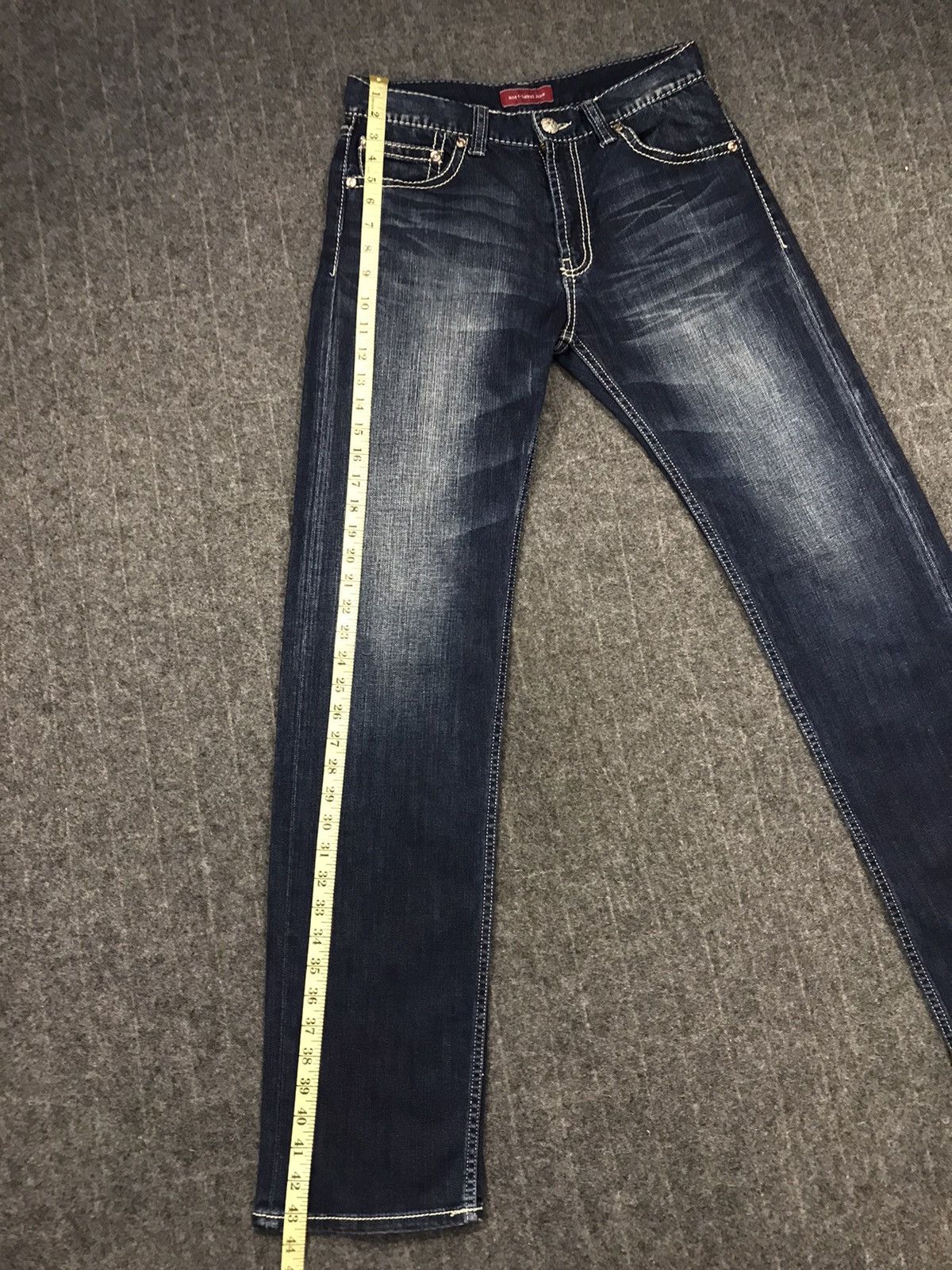 Japanese Brand × Vintage Vintage Anti Label Jeans Indigo design Size US 30 / EU 46 - 22 Thumbnail