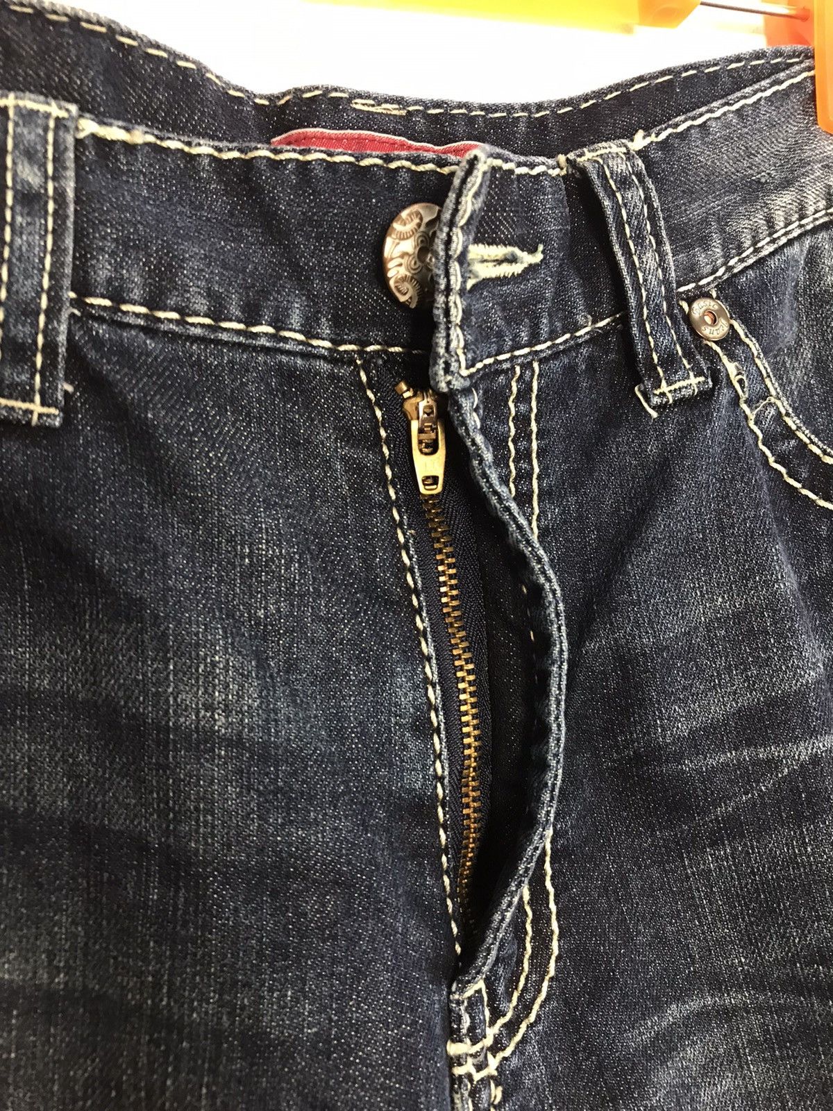 Japanese Brand × Vintage Vintage Anti Label Jeans Indigo design Size US 30 / EU 46 - 9 Thumbnail