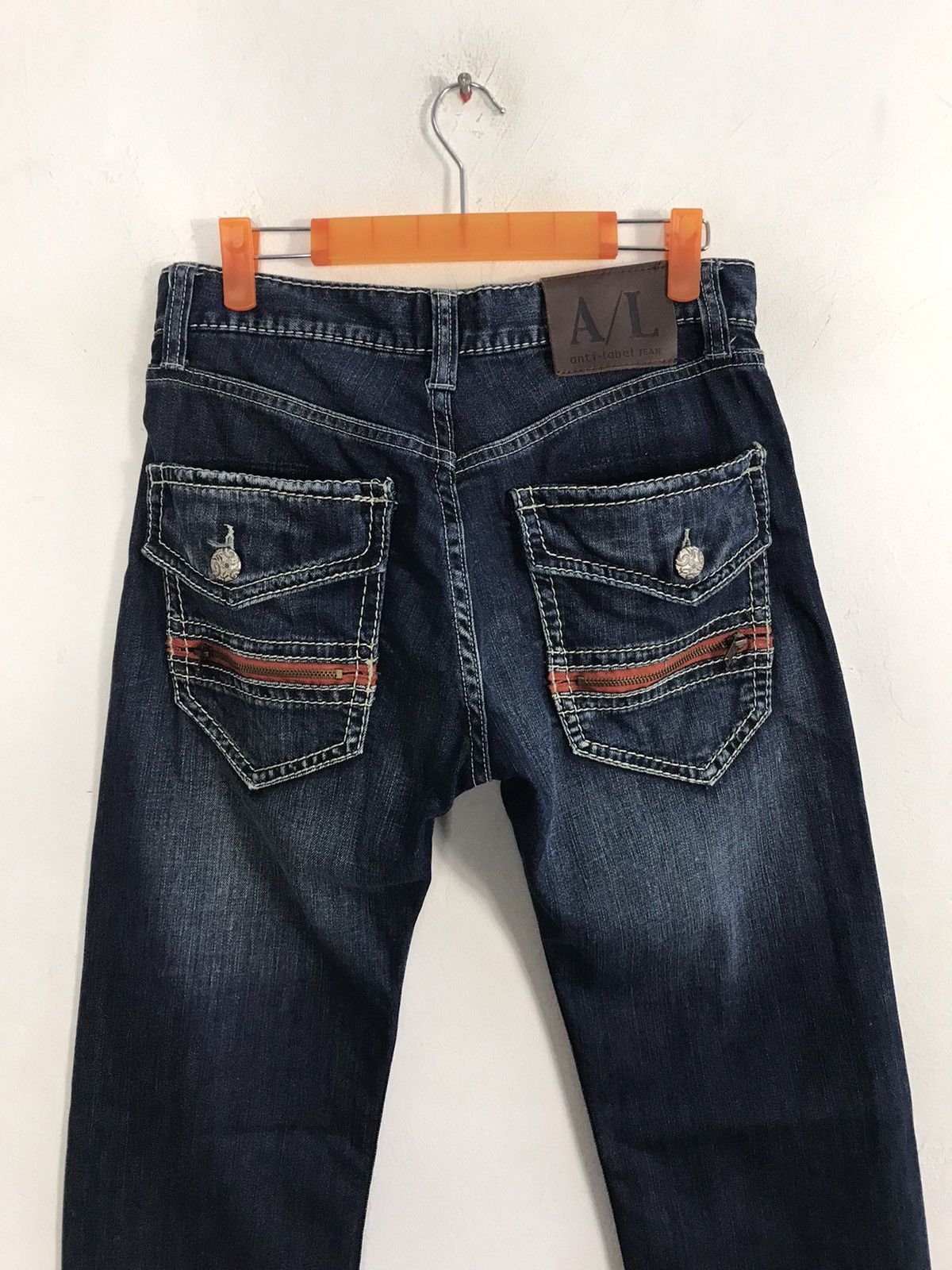 Japanese Brand × Vintage Vintage Anti Label Jeans Indigo design Size US 30 / EU 46 - 10 Thumbnail