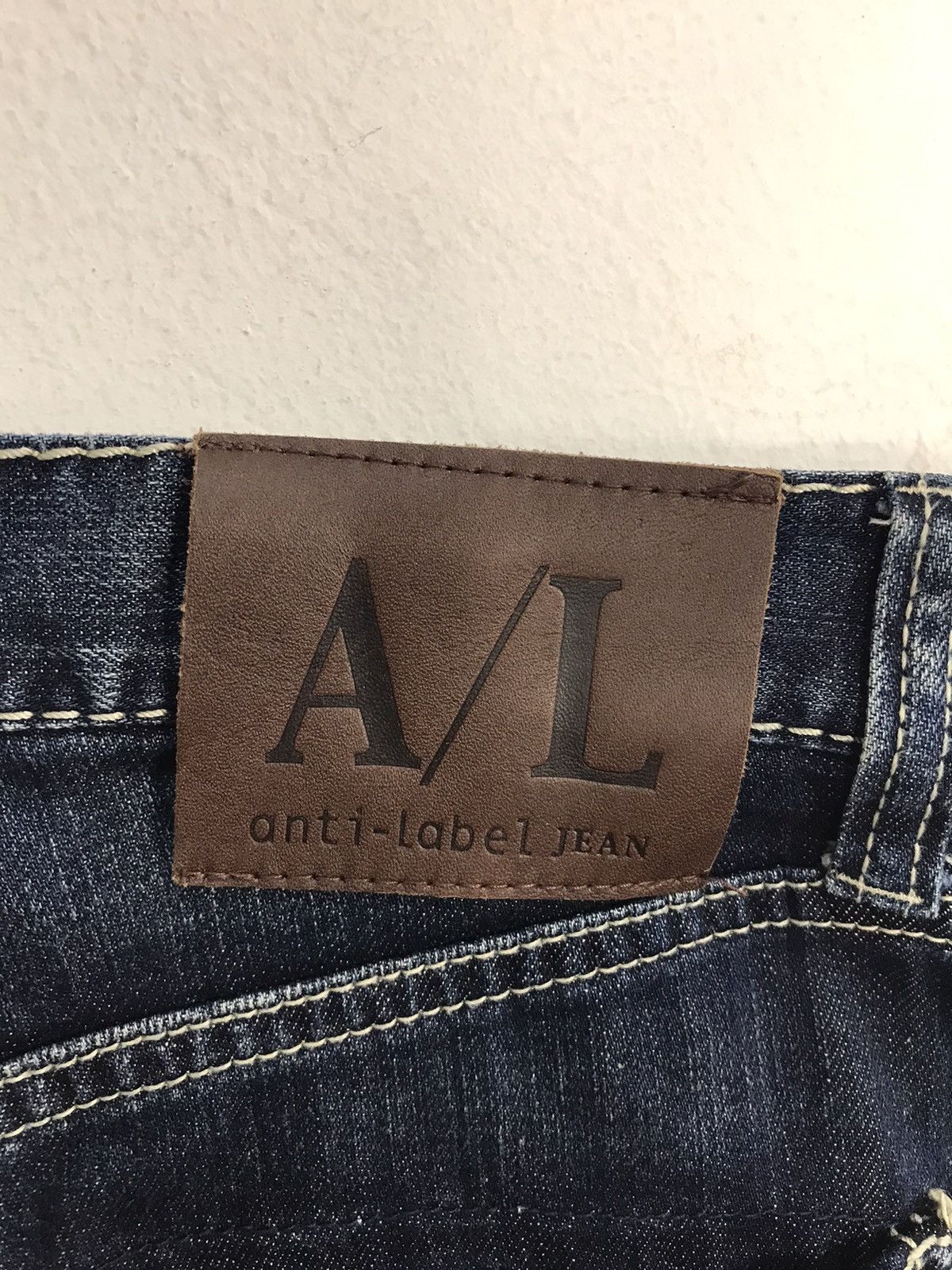 Japanese Brand × Vintage Vintage Anti Label Jeans Indigo design Size US 30 / EU 46 - 14 Thumbnail