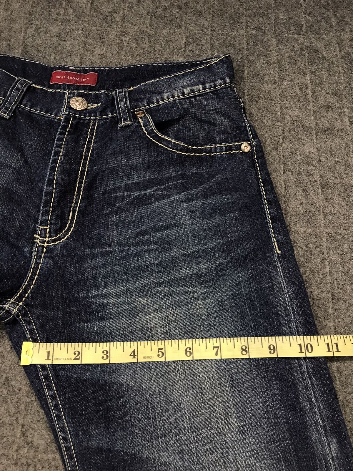 Japanese Brand × Vintage Vintage Anti Label Jeans Indigo design Size US 30 / EU 46 - 20 Thumbnail