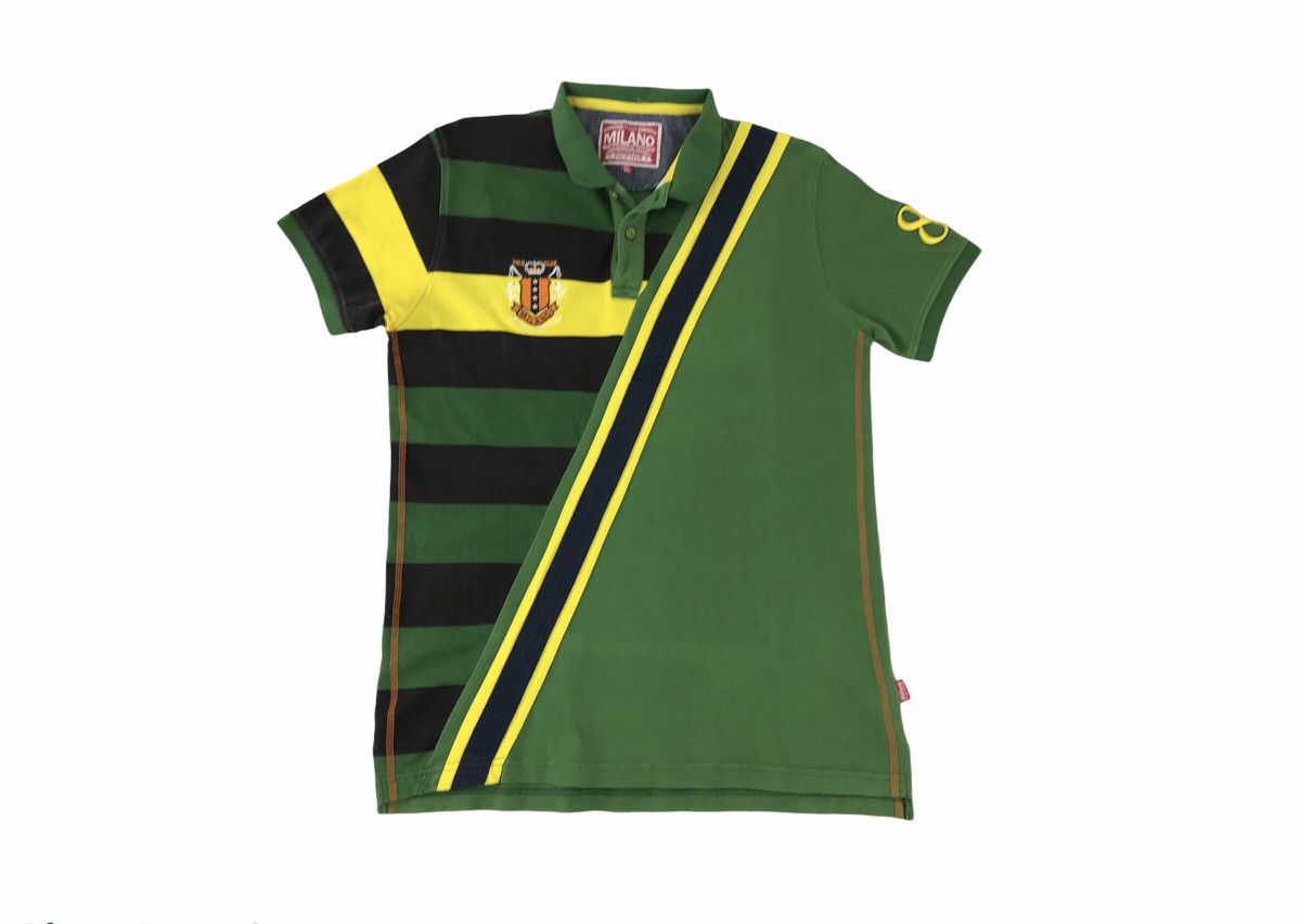 Japanese Brand Milano Polo Club Logo 82 Number Polo Rugby Tee Size US M / EU 48-50 / 2 - 1 Thumbnail
