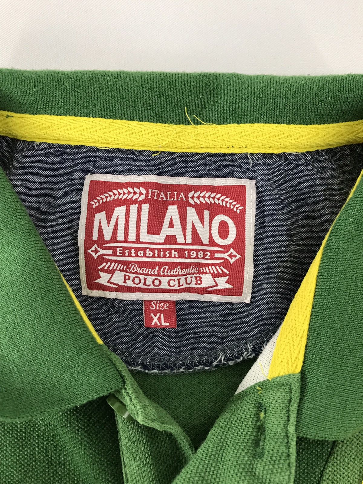 Japanese Brand Milano Polo Club Logo 82 Number Polo Rugby Tee Size US M / EU 48-50 / 2 - 6 Thumbnail