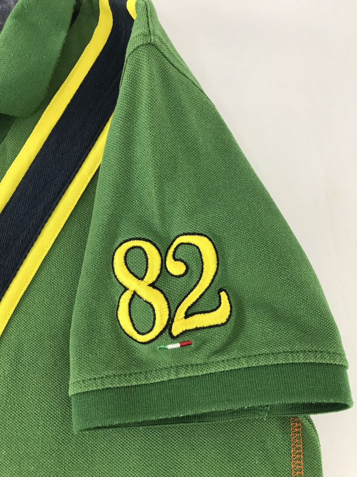 Japanese Brand Milano Polo Club Logo 82 Number Polo Rugby Tee Size US M / EU 48-50 / 2 - 5 Thumbnail
