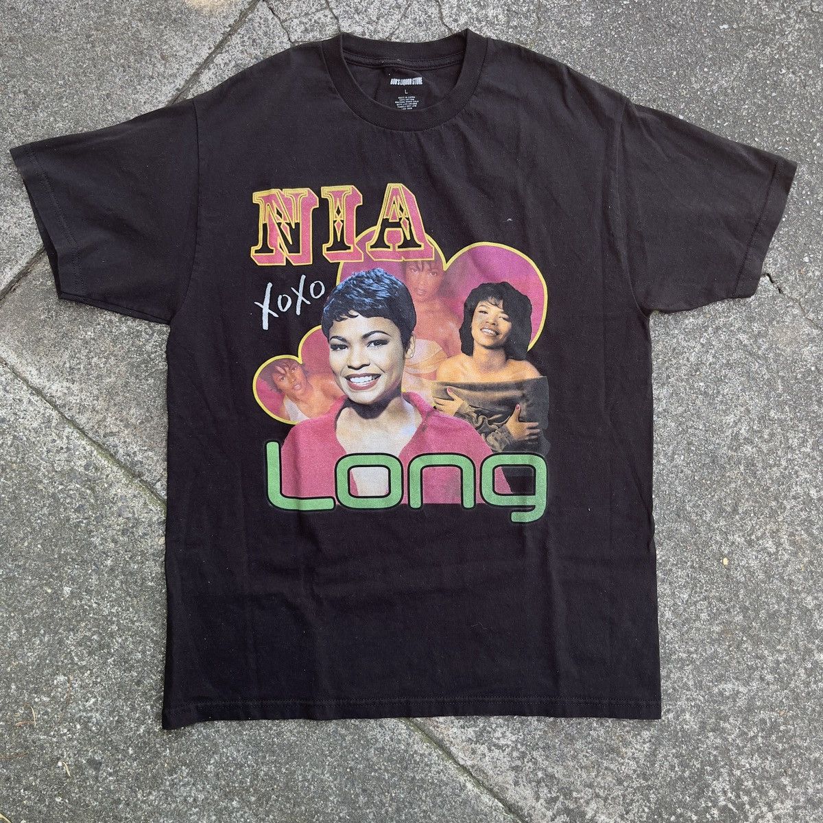 Bobs Liquor Store NIA LONG Big Face New Vintage Shirt