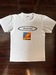 Supreme burning shop monk tee