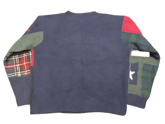 Polo Ralph Lauren Vintage Polo Ralph Lauren 9/11 FDNY Tribute Patchwork Knit Size US XXL / EU 58 / 5 - 13 Thumbnail