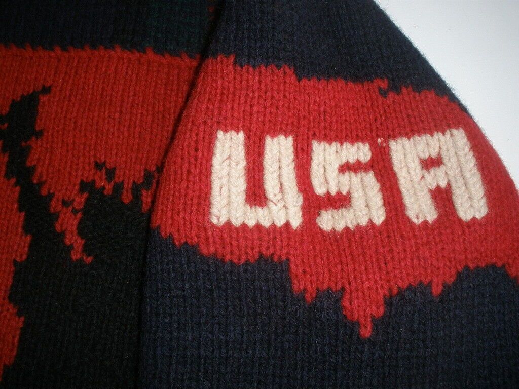 Polo Ralph Lauren Vintage Polo Ralph Lauren 9/11 FDNY Tribute Patchwork Knit Size US XXL / EU 58 / 5 - 6 Thumbnail