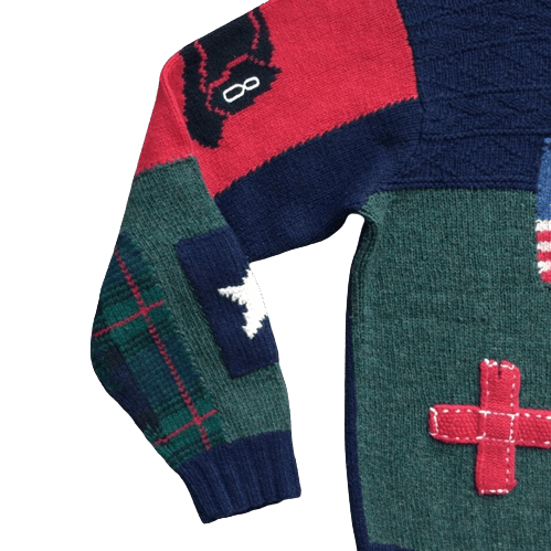 Polo Ralph Lauren Vintage Polo Ralph Lauren 9/11 FDNY Tribute Patchwork Knit Size US XXL / EU 58 / 5 - 4 Thumbnail