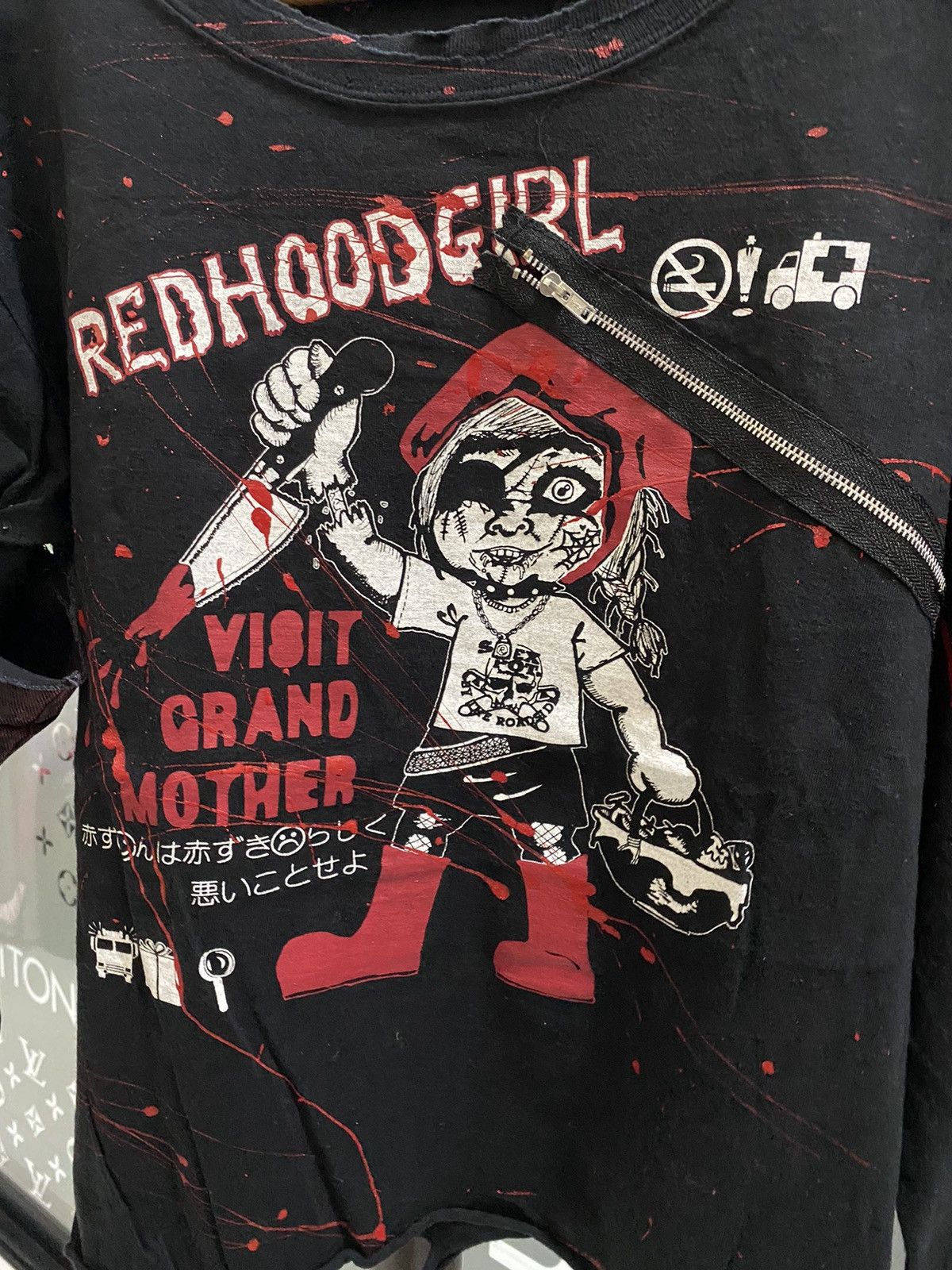 Japanese Brand × Vintage Vintage Sex Pot Revenge Punk Distress Shirt Size US M / EU 48-50 / 2 - 2 Thumbnail