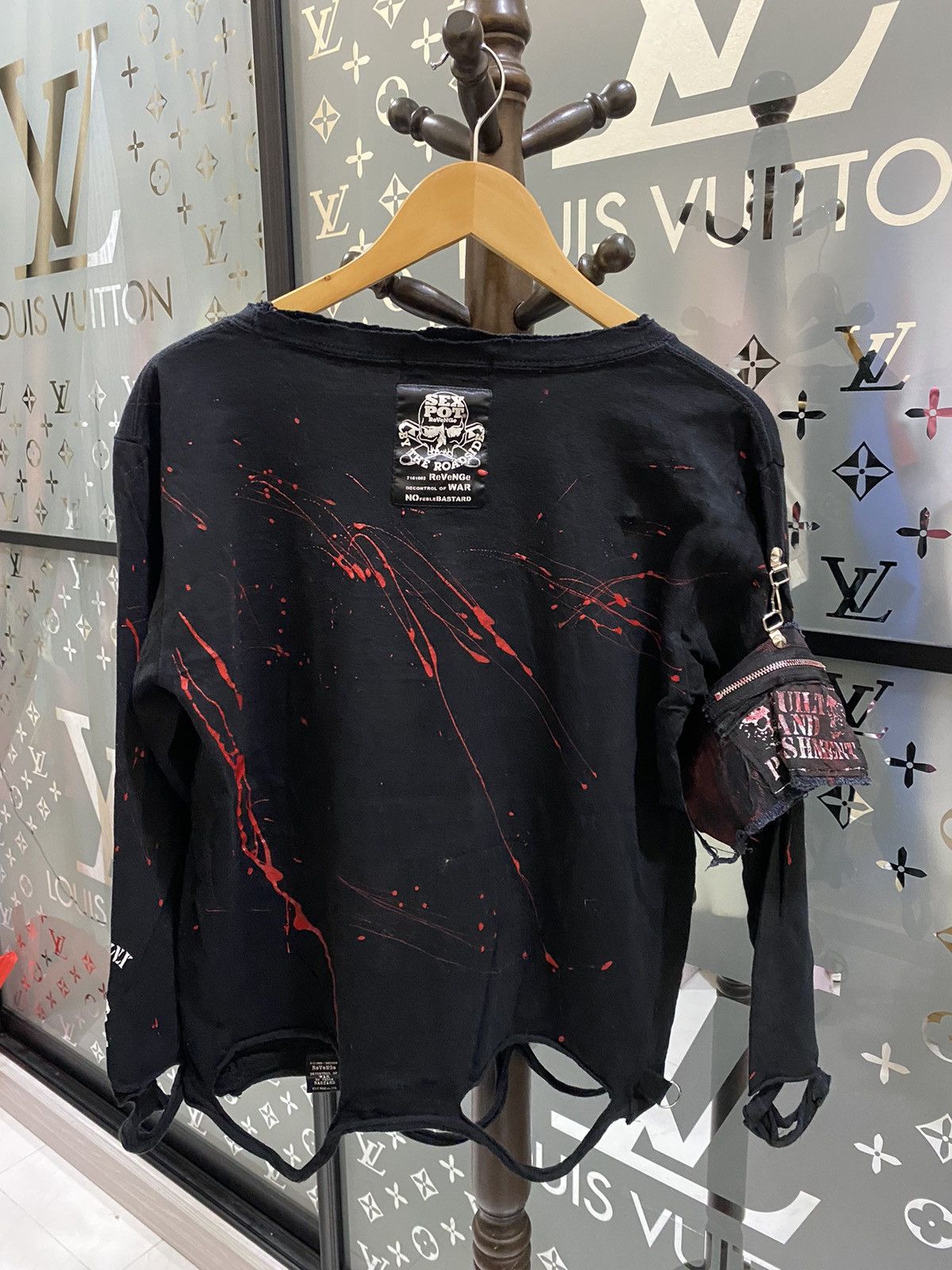 Japanese Brand × Vintage Vintage Sex Pot Revenge Punk Distress Shirt Size US M / EU 48-50 / 2 - 9 Thumbnail