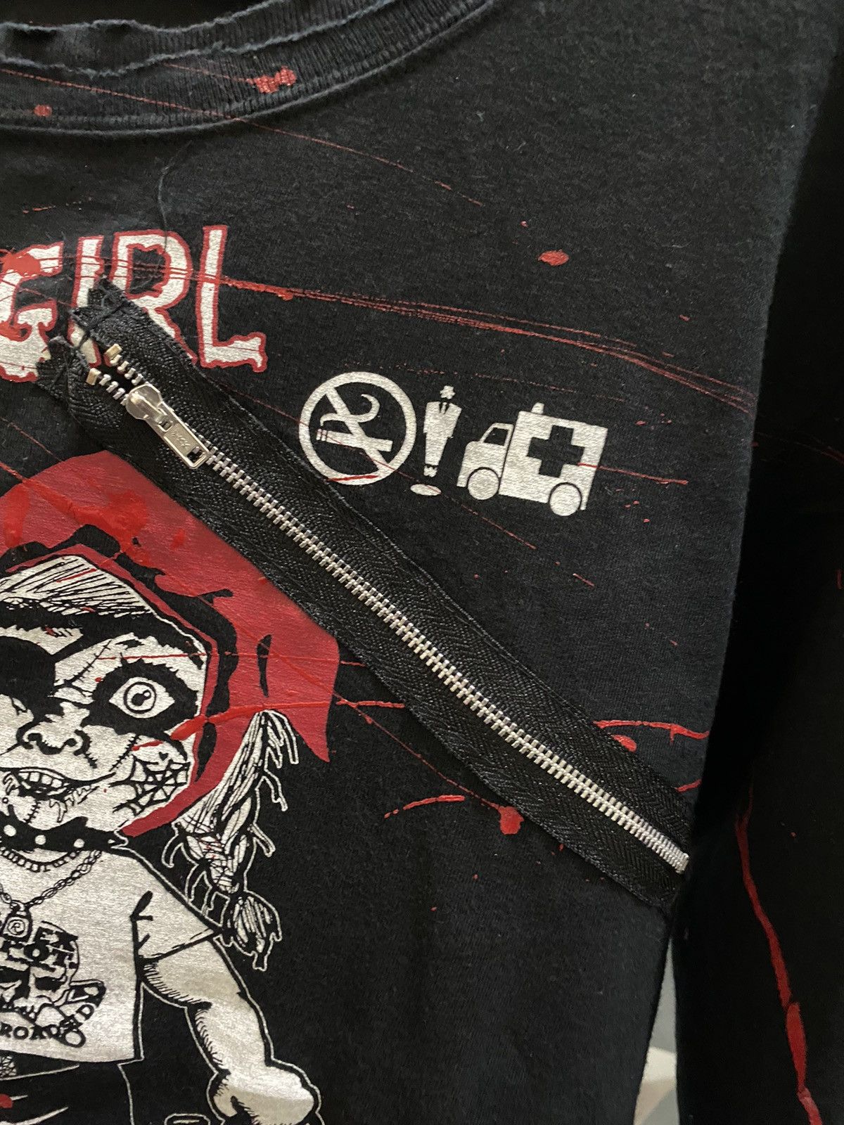 Japanese Brand × Vintage Vintage Sex Pot Revenge Punk Distress Shirt Size US M / EU 48-50 / 2 - 3 Thumbnail