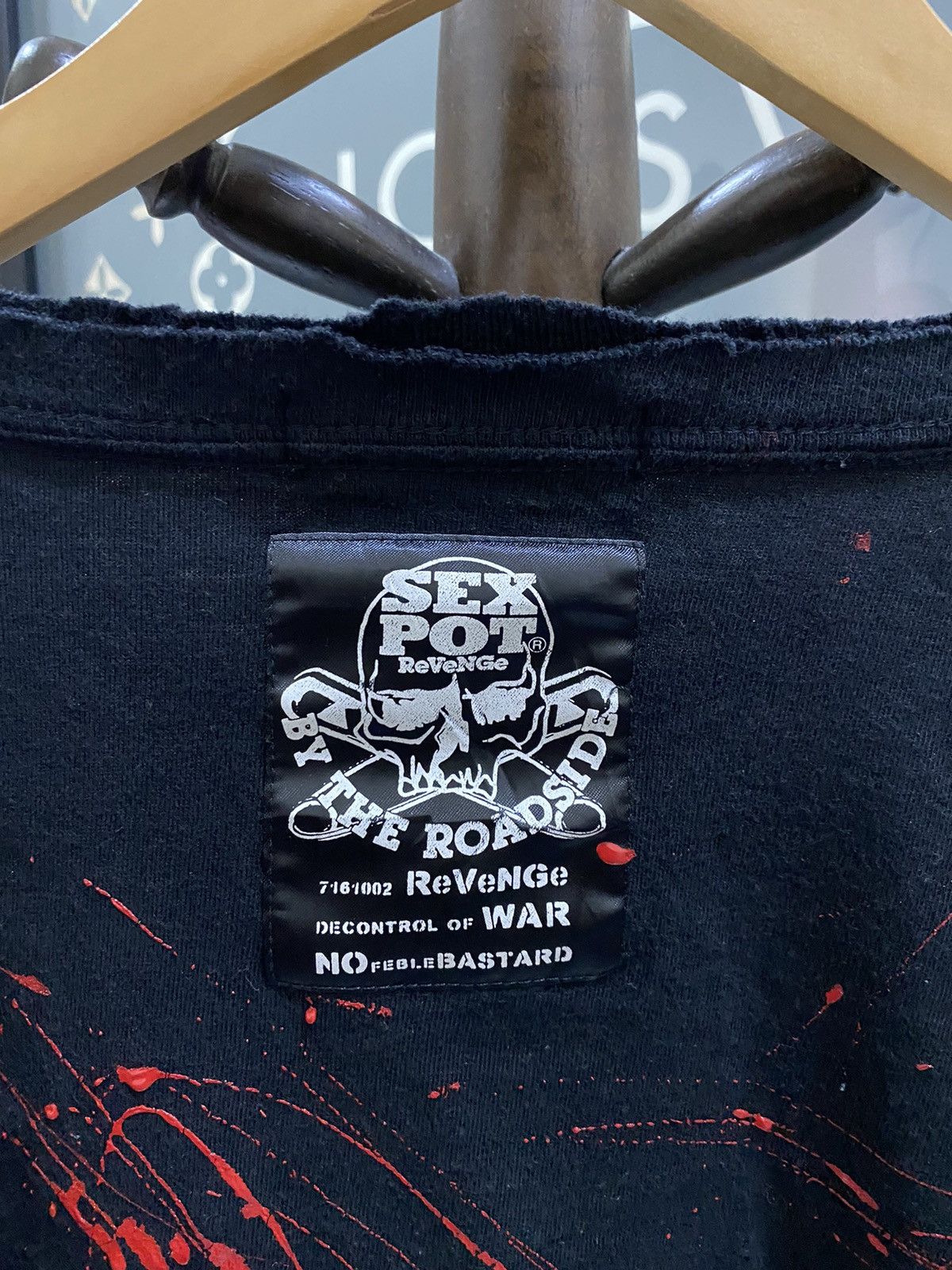 Japanese Brand × Vintage Vintage Sex Pot Revenge Punk Distress Shirt Size US M / EU 48-50 / 2 - 10 Thumbnail