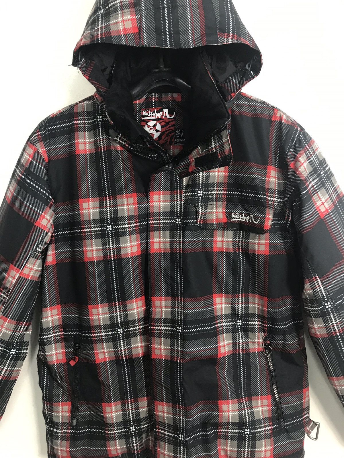 Japanese Brand × Quicksilver Vintage Jaket Quiksilver Ski Zipper Hoodie Size US L / EU 52-54 / 3 - 3 Thumbnail
