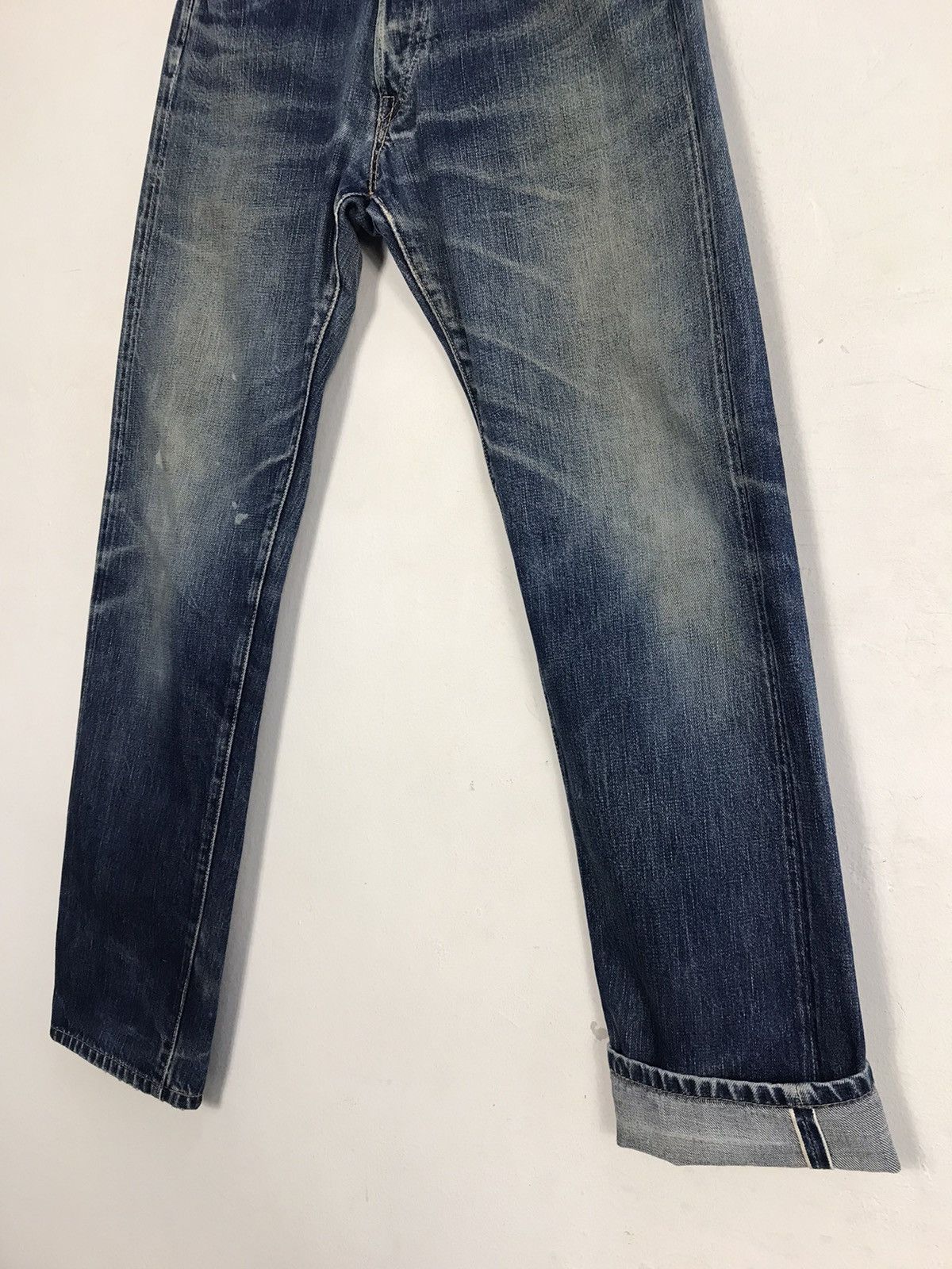 Full Count & Co. × Japanese Brand × Vintage Vintage Full Count & Co Distressed Selvedge Design Size US 28 / EU 44 - 5 Thumbnail