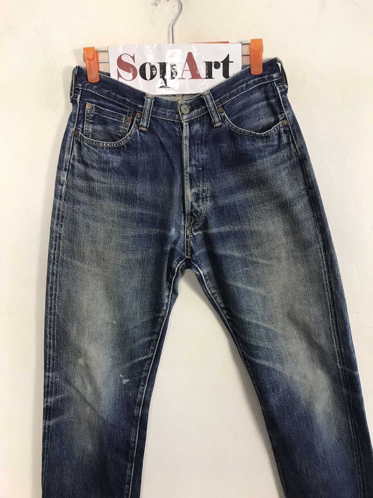 Full Count & Co. × Japanese Brand × Vintage Vintage Full Count & Co Distressed Selvedge Design Size US 28 / EU 44 - 3 Thumbnail