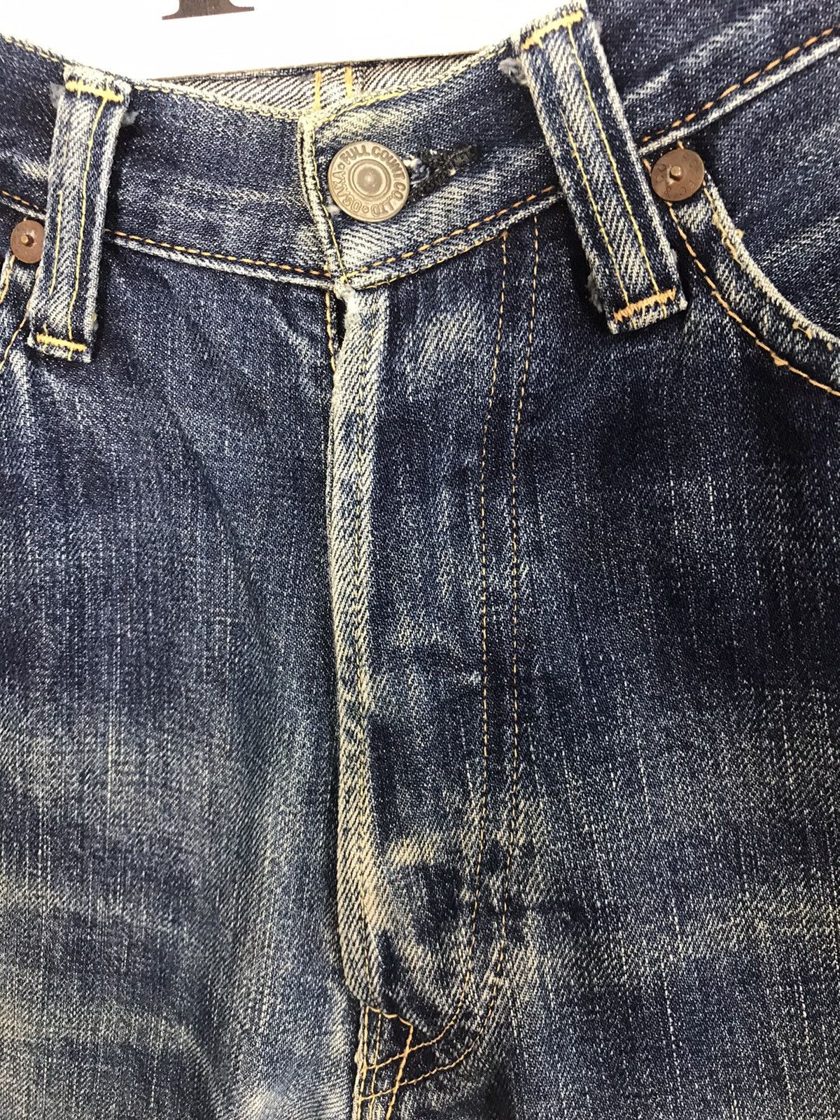 Full Count & Co. × Japanese Brand × Vintage Vintage Full Count & Co Distressed Selvedge Design Size US 28 / EU 44 - 7 Thumbnail