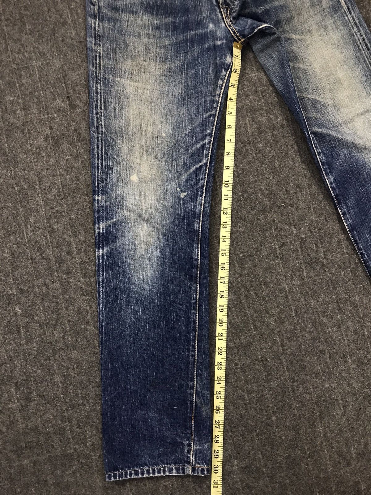 Full Count & Co. × Japanese Brand × Vintage Vintage Full Count & Co Distressed Selvedge Design Size US 28 / EU 44 - 23 Thumbnail