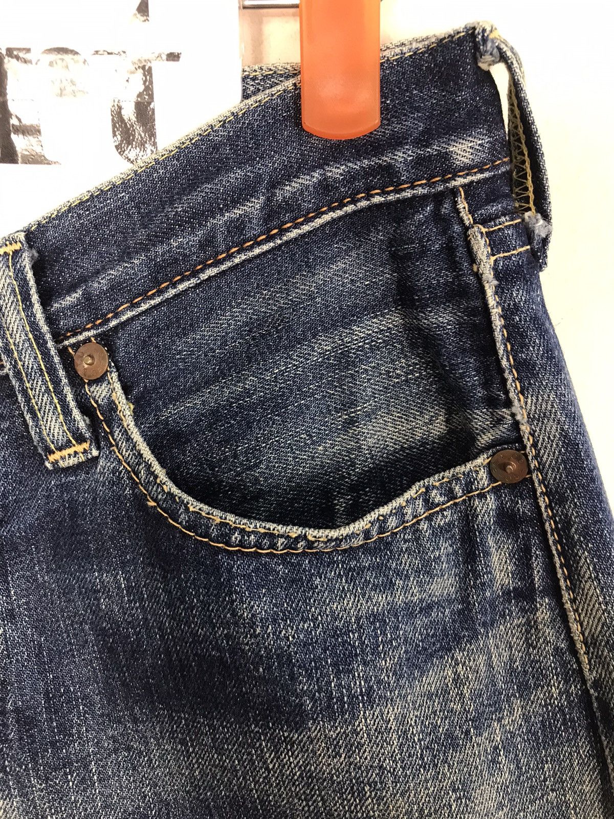 Full Count & Co. × Japanese Brand × Vintage Vintage Full Count & Co Distressed Selvedge Design Size US 28 / EU 44 - 6 Thumbnail