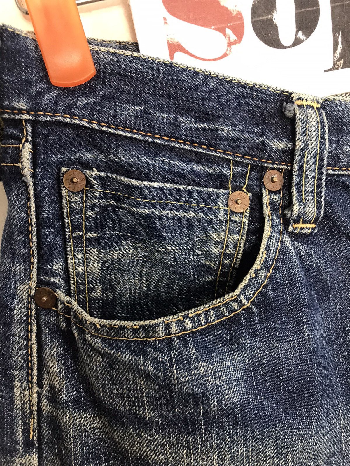 Full Count & Co. × Japanese Brand × Vintage Vintage Full Count & Co Distressed Selvedge Design Size US 28 / EU 44 - 8 Thumbnail