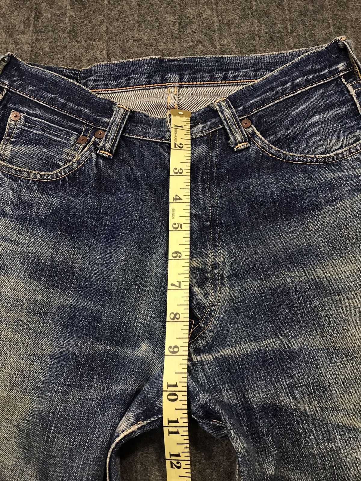Full Count & Co. × Japanese Brand × Vintage Vintage Full Count & Co Distressed Selvedge Design Size US 28 / EU 44 - 19 Thumbnail