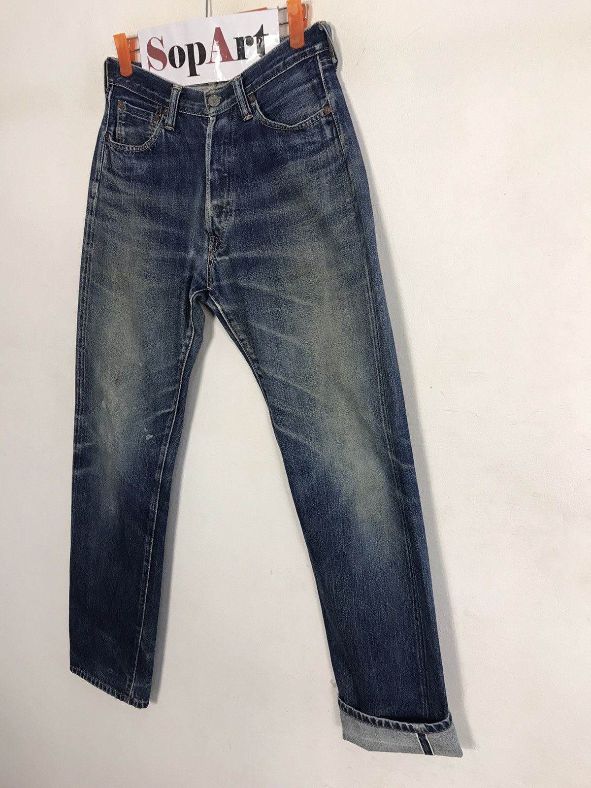 Full Count & Co. × Japanese Brand × Vintage Vintage Full Count & Co Distressed Selvedge Design Size US 28 / EU 44 - 4 Thumbnail
