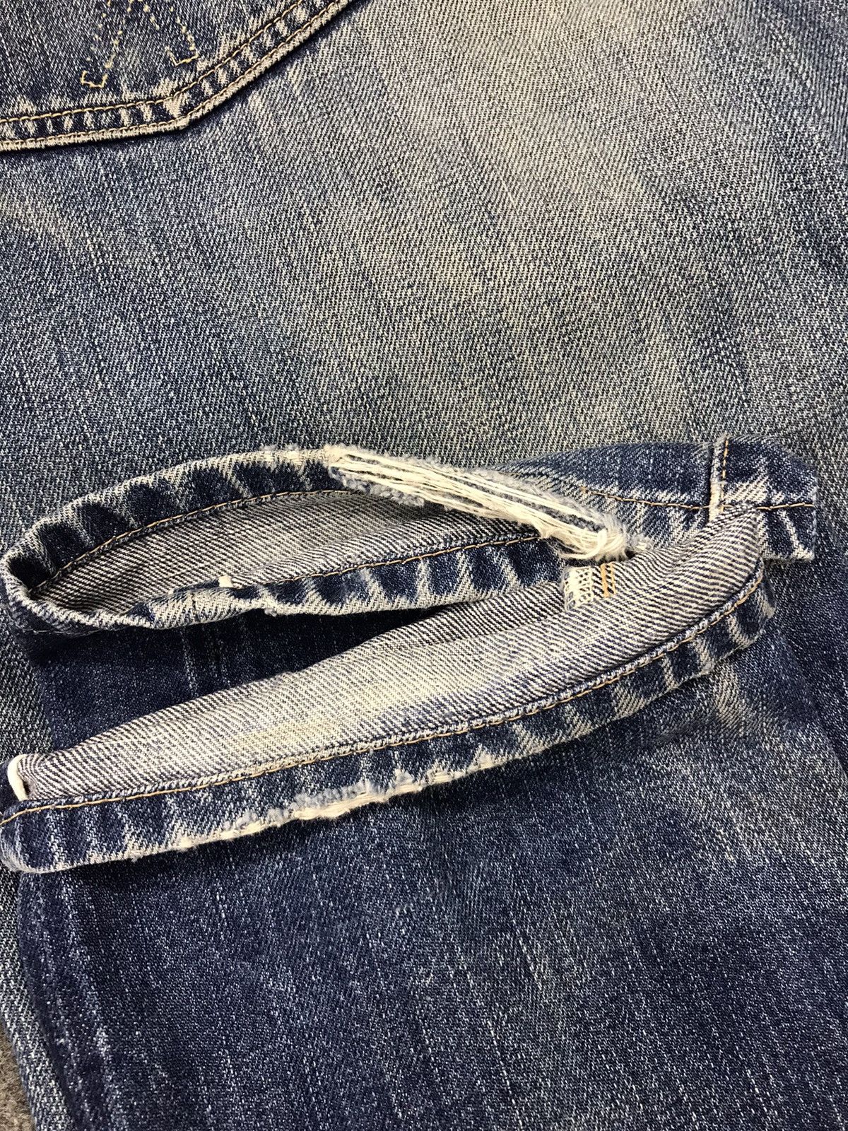 Full Count & Co. × Japanese Brand × Vintage Vintage Full Count & Co Distressed Selvedge Design Size US 28 / EU 44 - 25 Thumbnail
