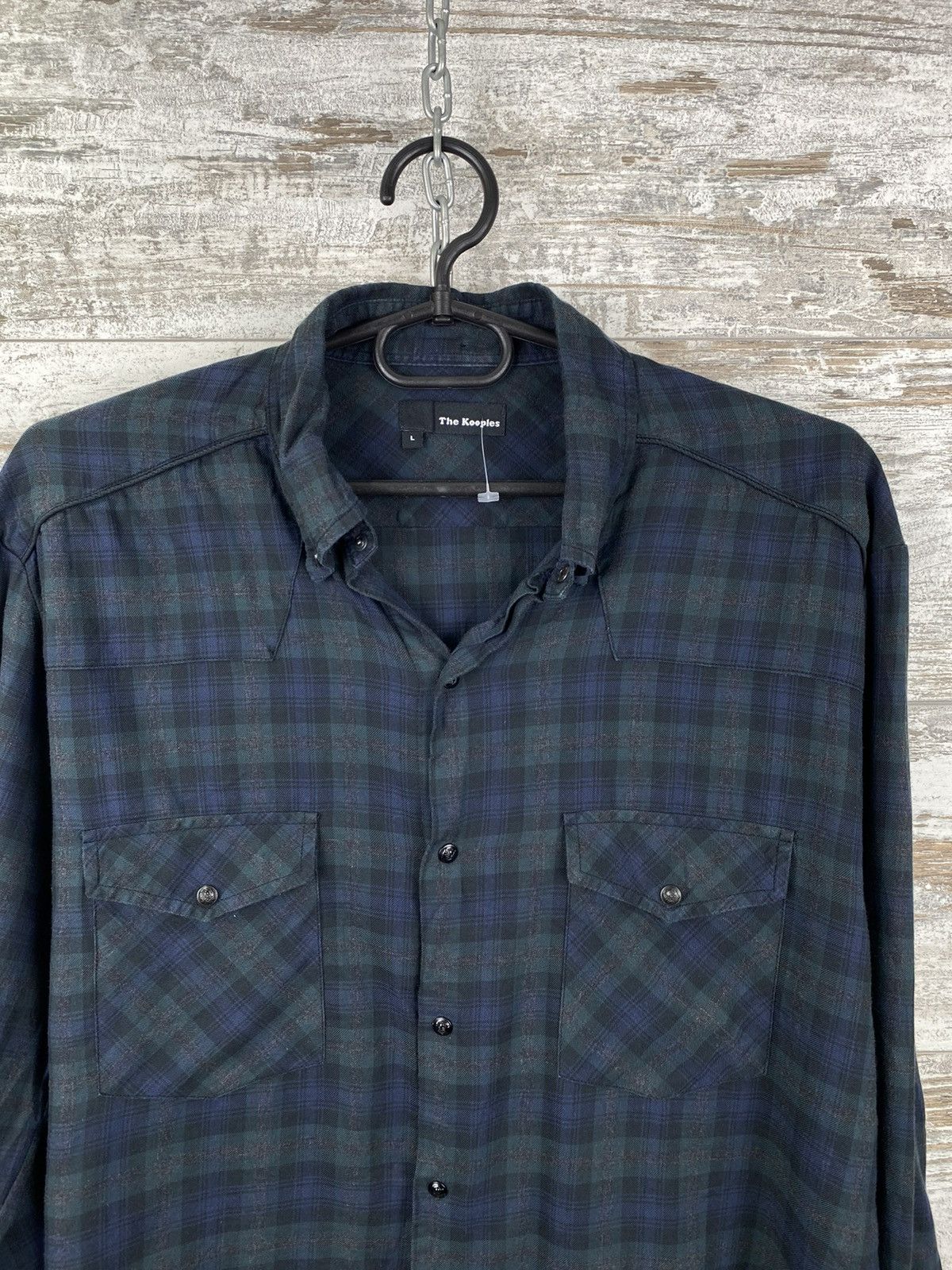 Japanese Brand Mens The Kooples shirt button up Luxury Japanese brand crazy Size US L / EU 52-54 / 3 - 2 Thumbnail