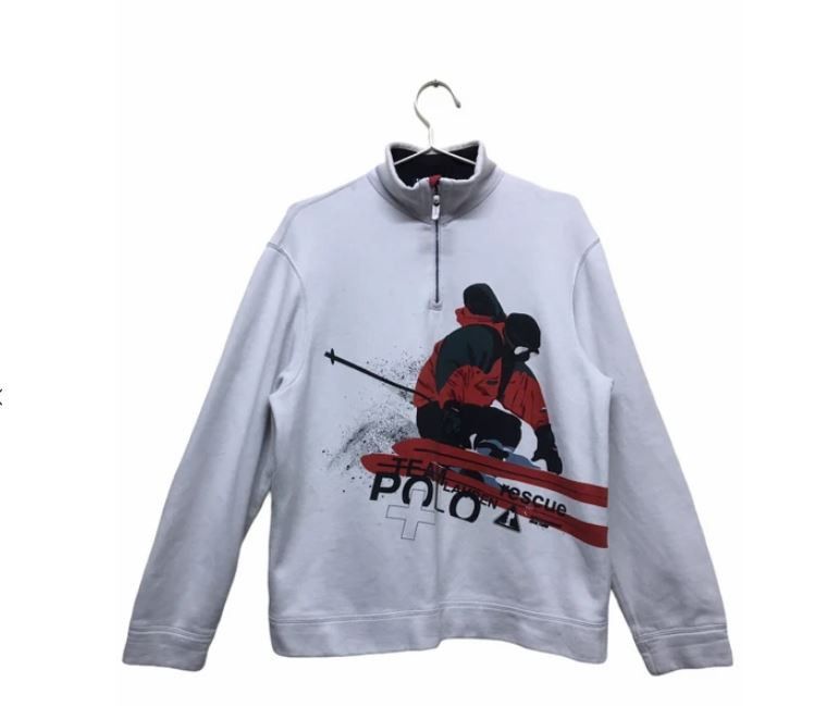 Polo Ralph Lauren Vintage Polo Ralph Lauren Team Rescue Sweatshirt Large Size US L / EU 52-54 / 3 - 2 Thumbnail